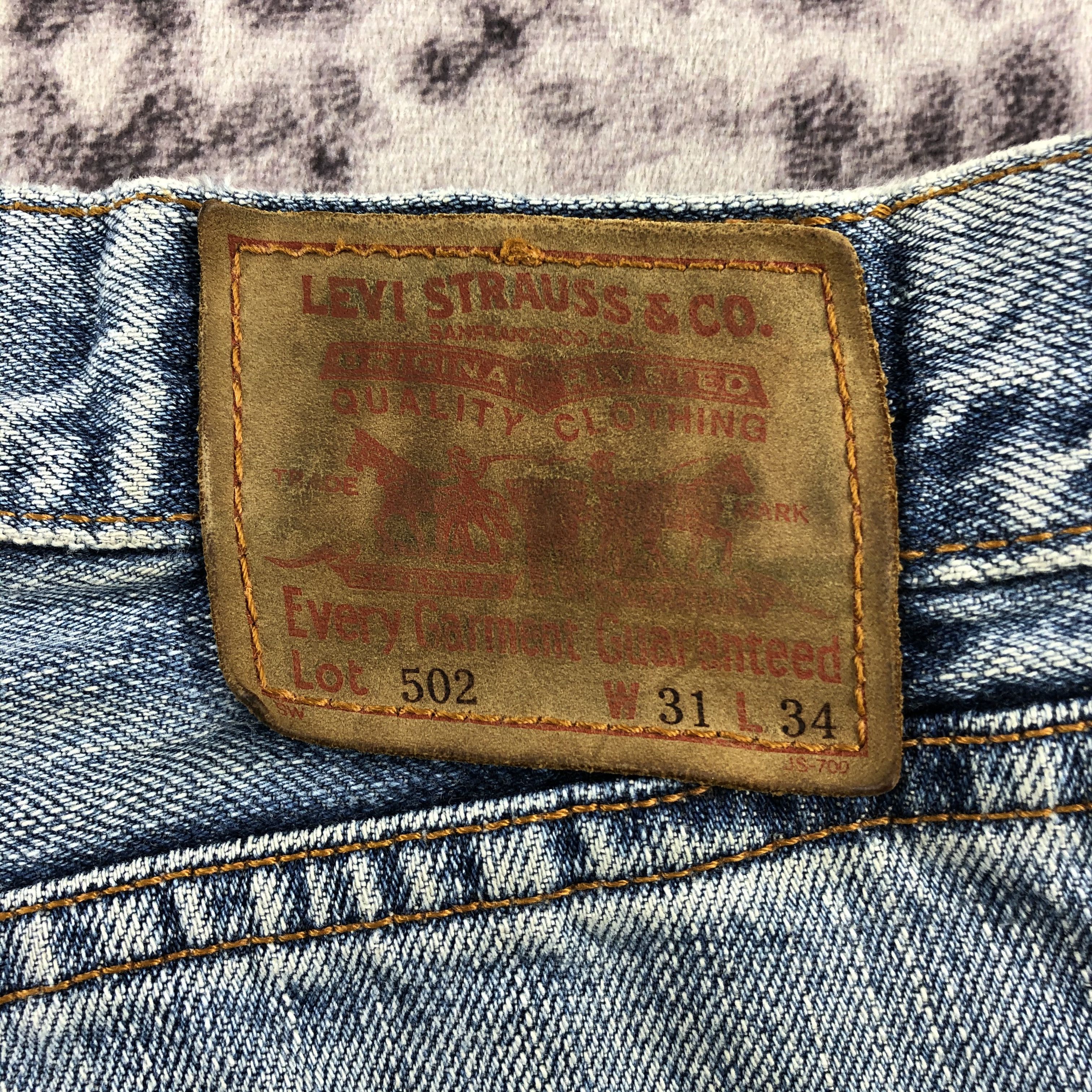 Levi's × Vintage Vintage Light Wash Levis 502 Jeans-JM2728 Size US 31 - 7 Thumbnail