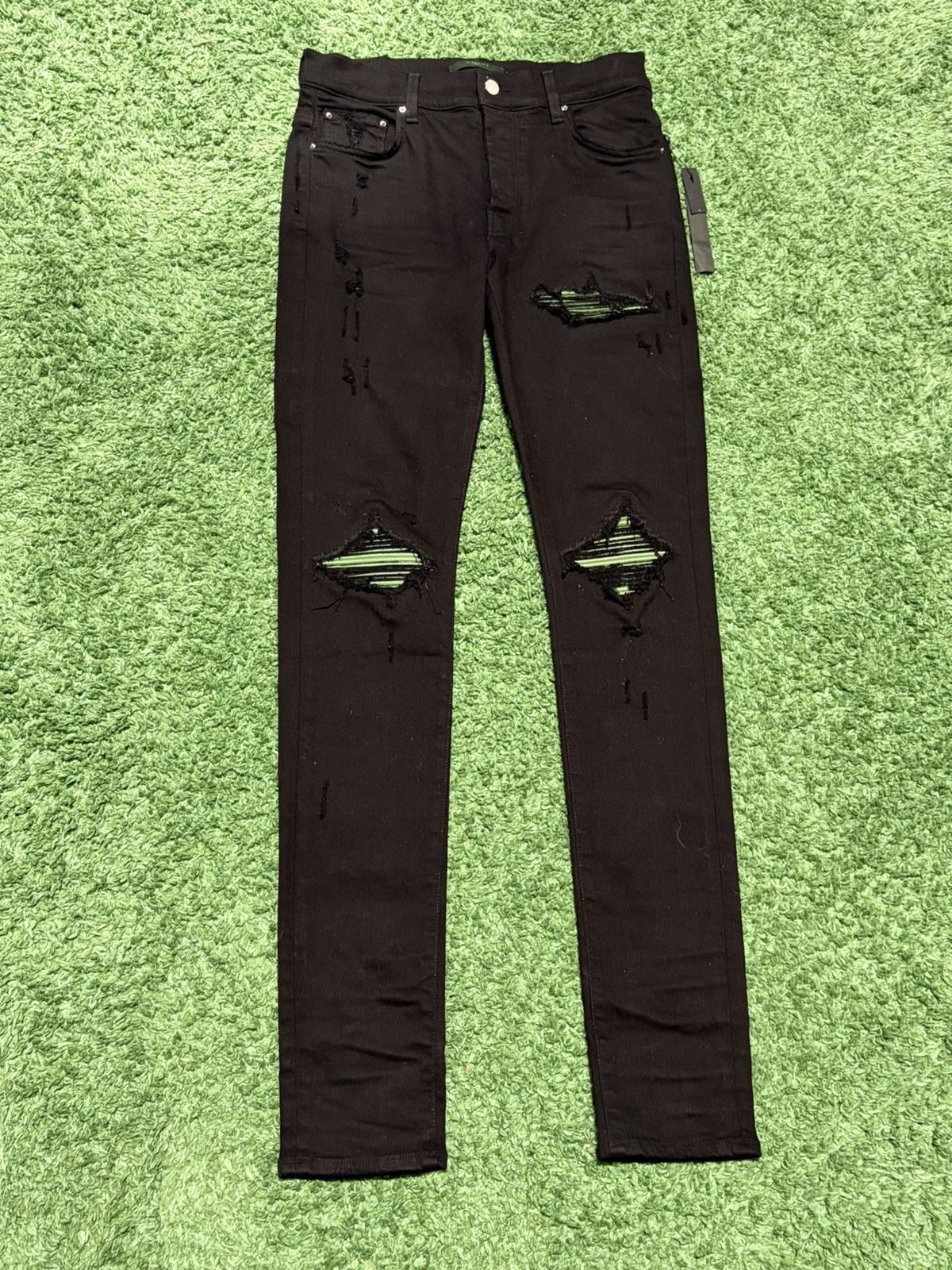 Amiri Amiri mx1 green Size US 30 / EU 46 - 1 Thumbnail