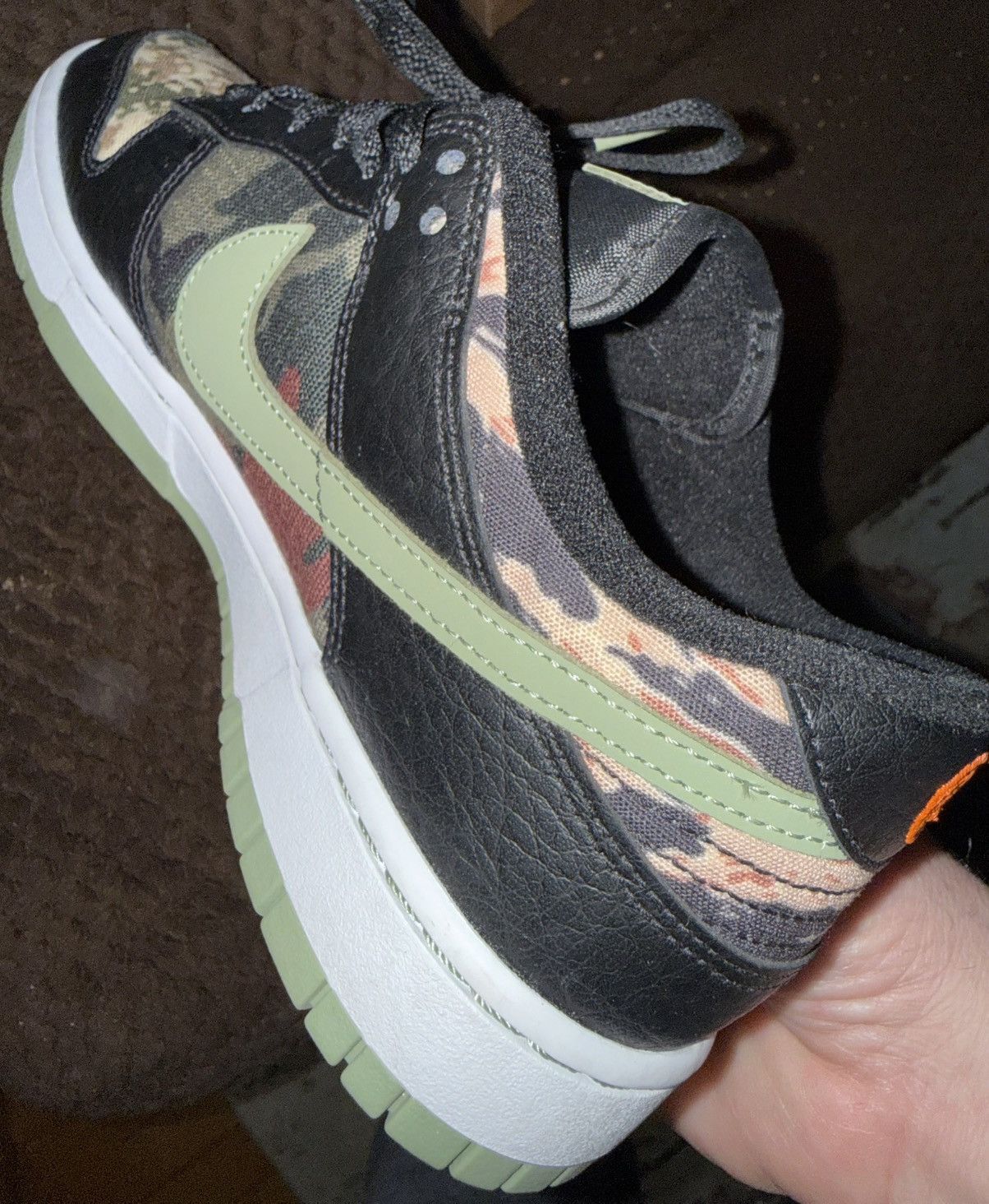Nike Nike Dunk Low SE Black Multi Camo “Crazy Camo” sz9m VNDS!! Size US 9 / EU 42 - 7 Thumbnail