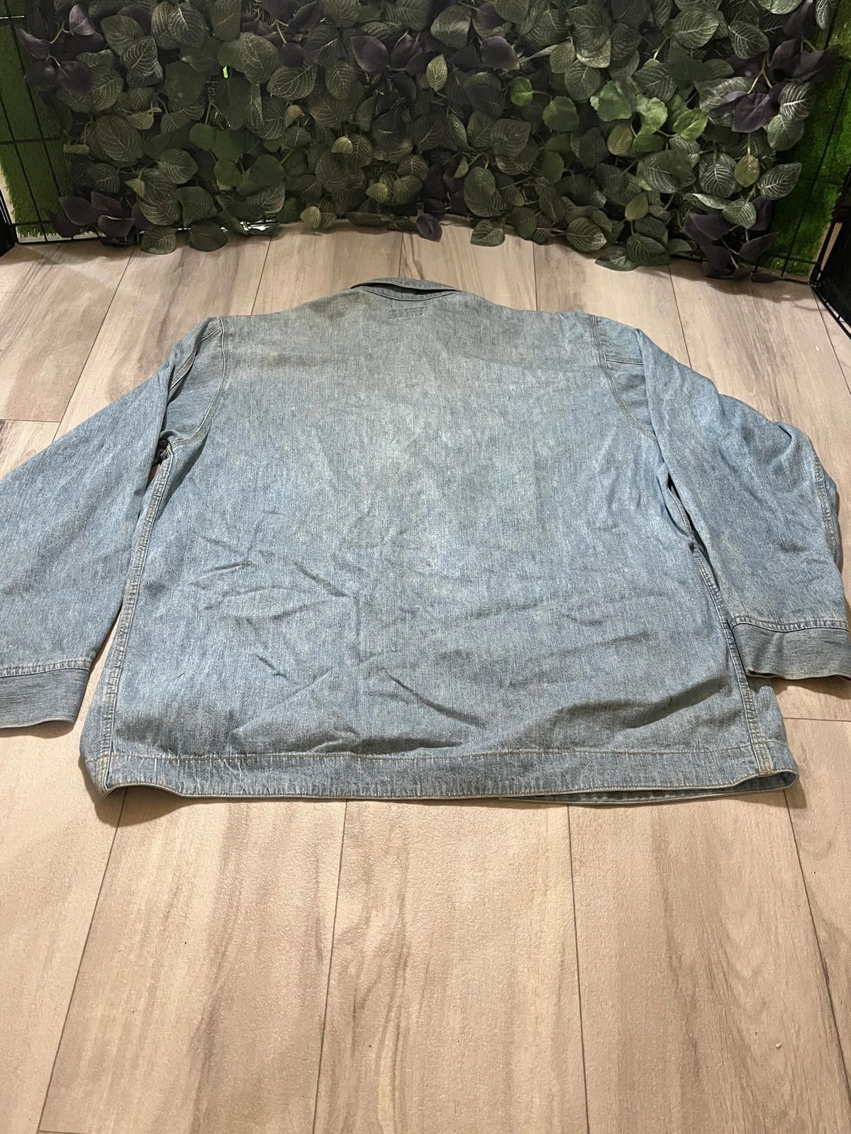 Designer Men's USA Vintage Denim Jacket Light Wash L/XL Size US M / EU 48-50 / 2 - 7 Thumbnail