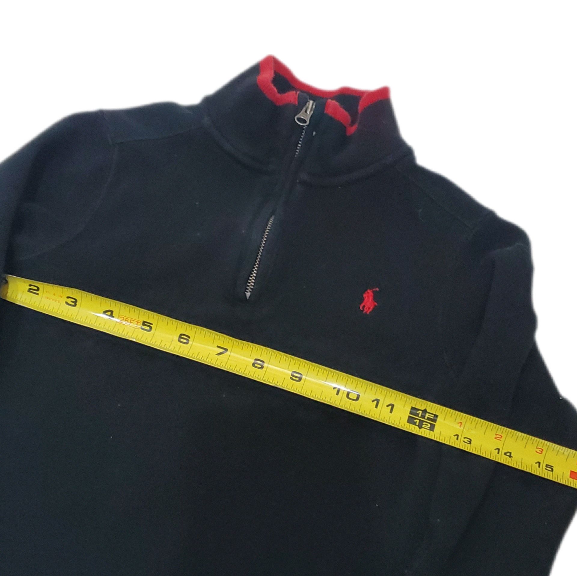 Polo Ralph Lauren × Vintage Y2K Polo Quarterzip Sweatshirt Size US XXS / EU 40 - 4 Thumbnail