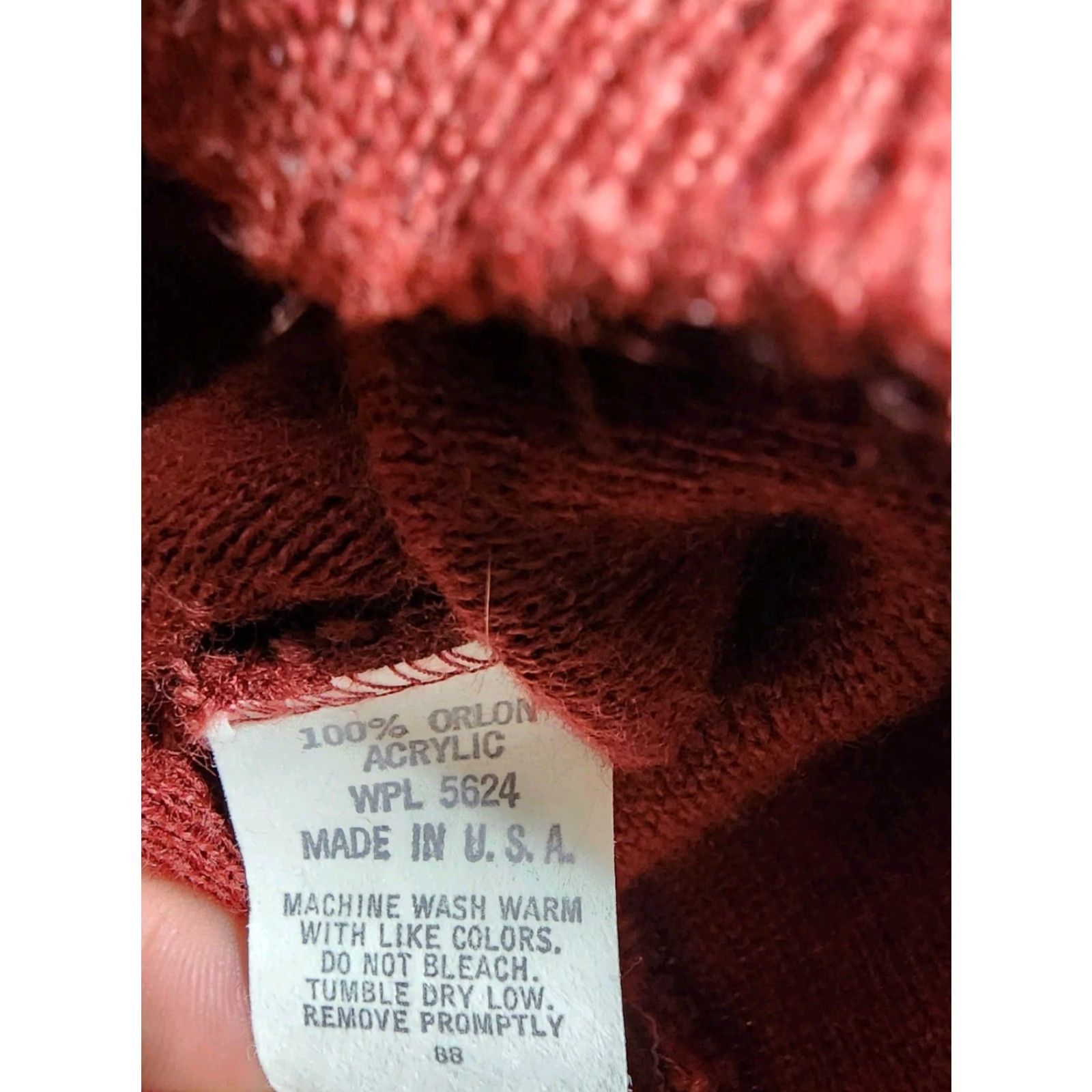 Vintage VINTAGE 70s Mens L New York Law School NYLS Acrylic Sweater Size US L / EU 52-54 / 3 - 6 Thumbnail