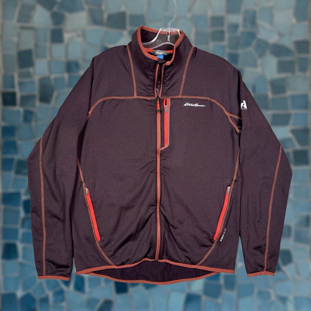 Eddie Bauer Eddie Bauer Jacket Mens M First Ascent FreeHeat Sandstone Tech Grid Fleece Size US M / EU 48-50 / 2 - 1 Thumbnail