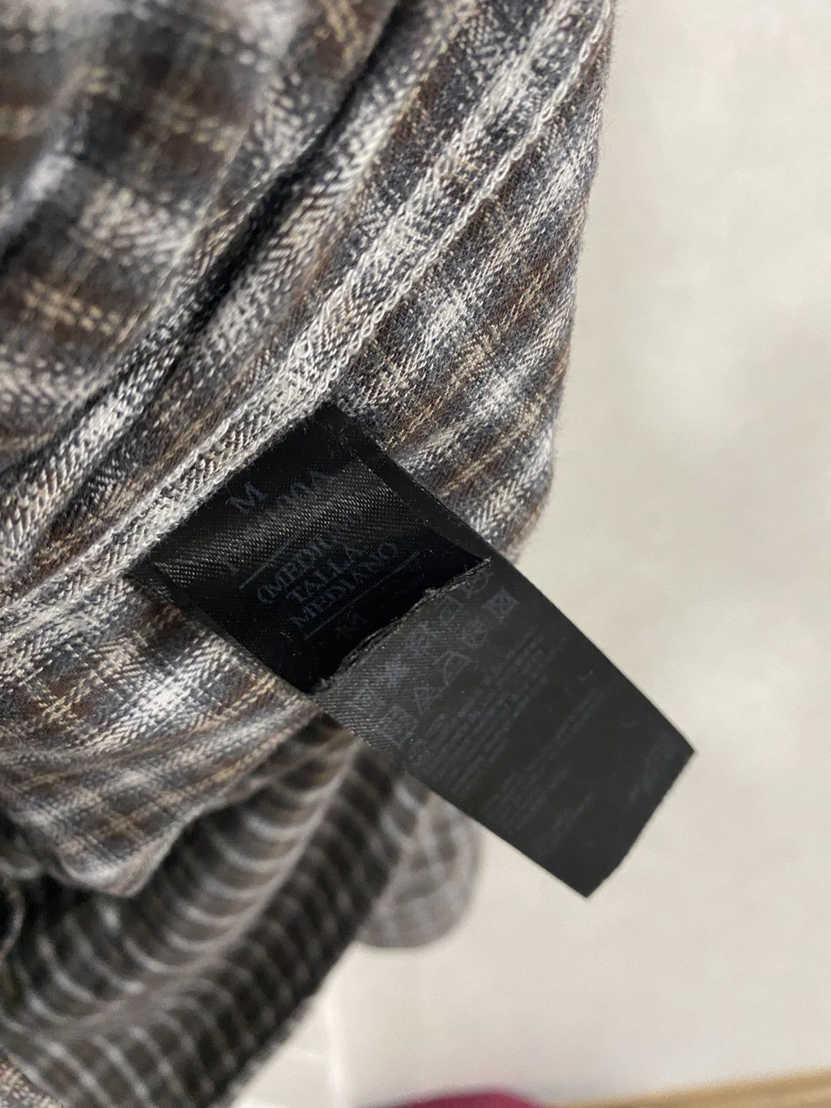Allsaints AllSaints Checkered light Flannel Button Shirt Size: M Size US M / EU 48-50 / 2 - 4 Thumbnail
