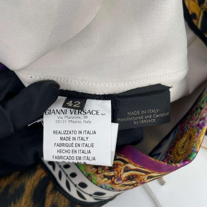 Versace Versace Cotton-spun printed jacket Size US S / EU 44-46 / 1 - 4 Thumbnail