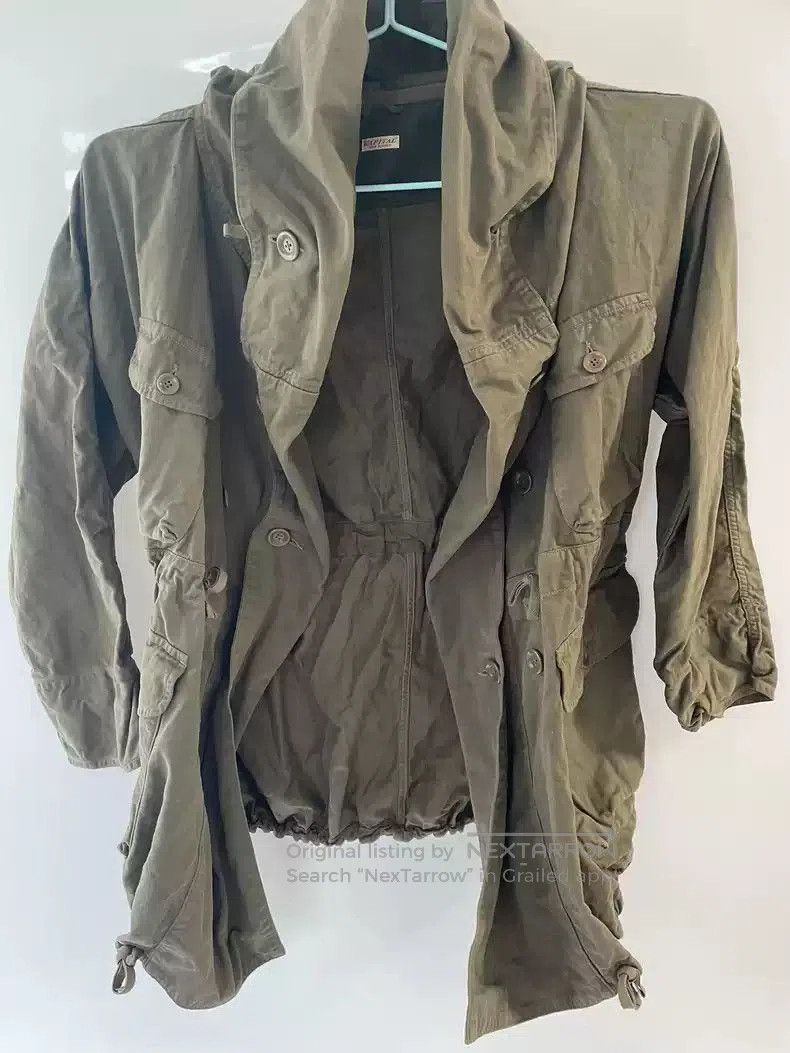 Kapital kapital Cotton sanded ring collar hooded coat jacket. Size US L / EU 52-54 / 3 - 4 Thumbnail