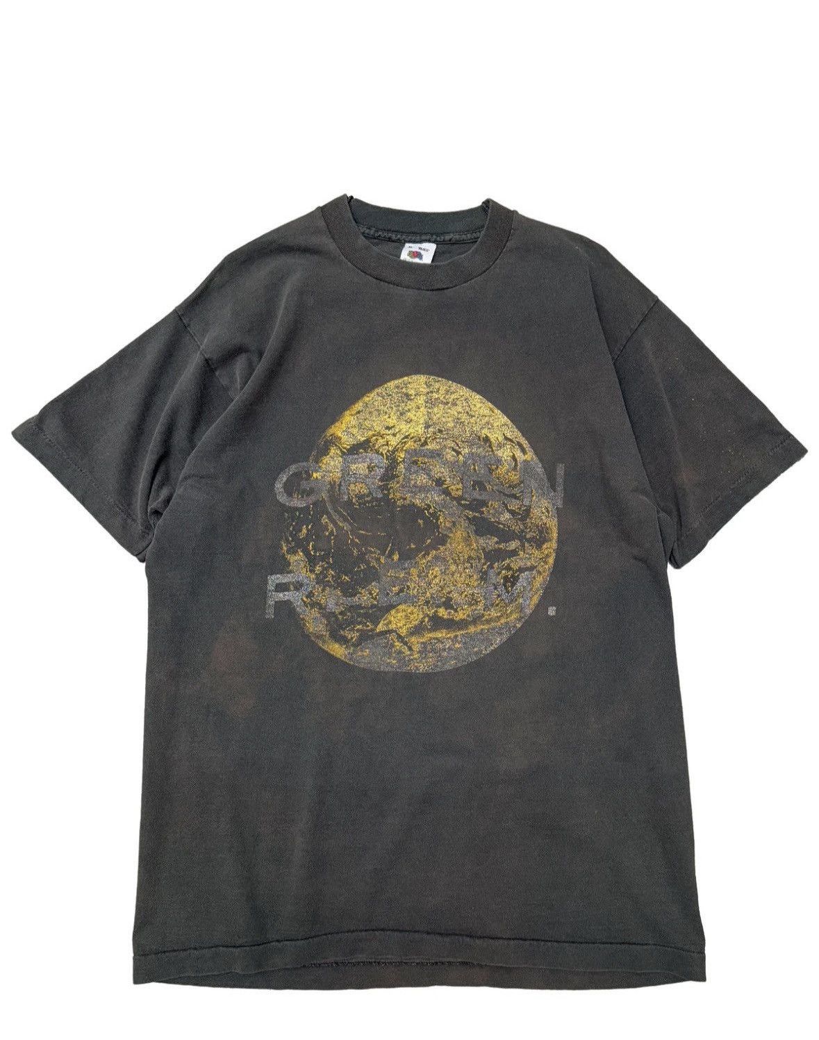 Band Tees Vintage 90s R.E.M. Green tee Size US L / EU 52-54 / 3 - 1 Thumbnail