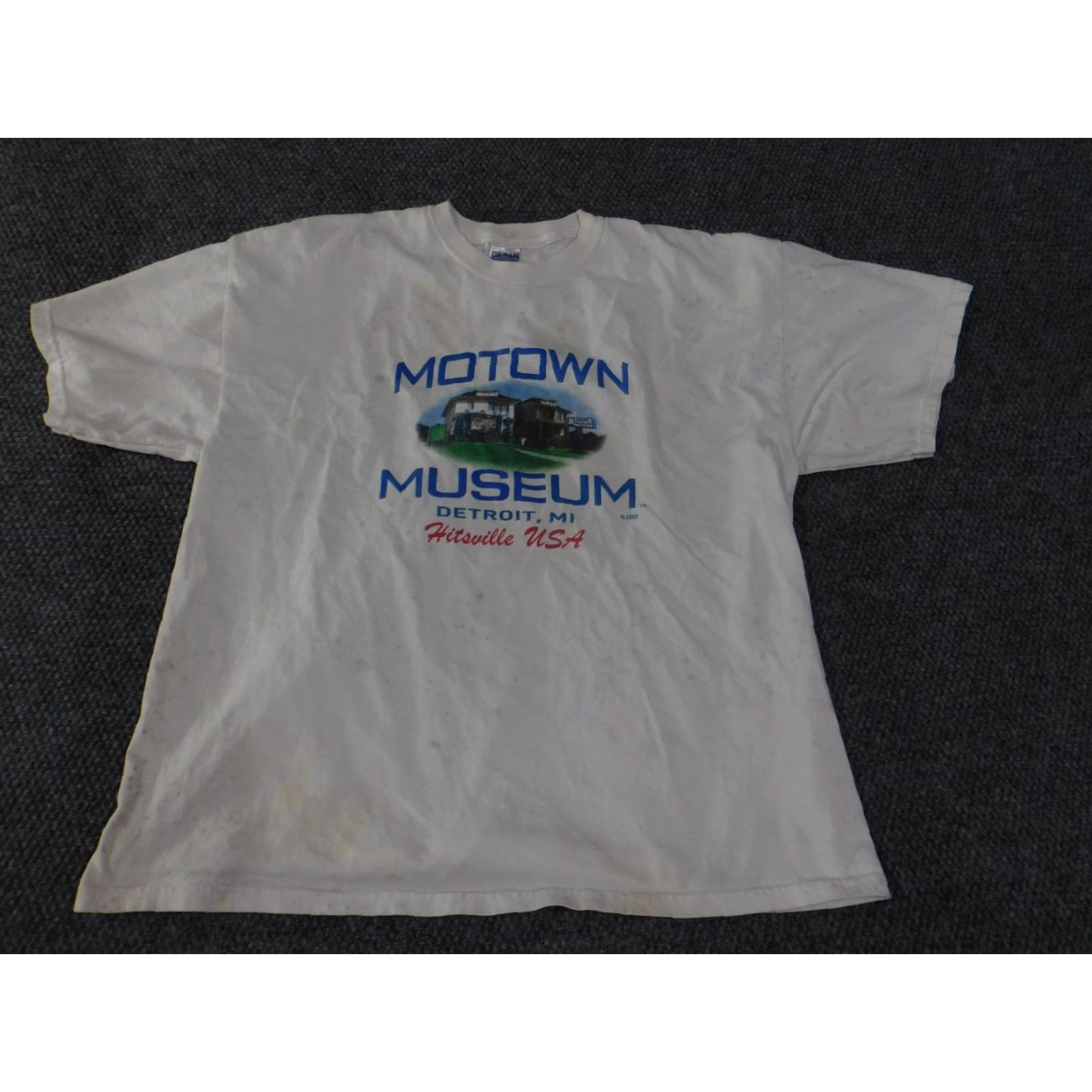 Gildan VINTAGE Motown Museum Graphic Shirt Mens 2XL White Detroit MI Hitsville USA 2005 Size US XXL / EU 58 / 5 - 3 Thumbnail