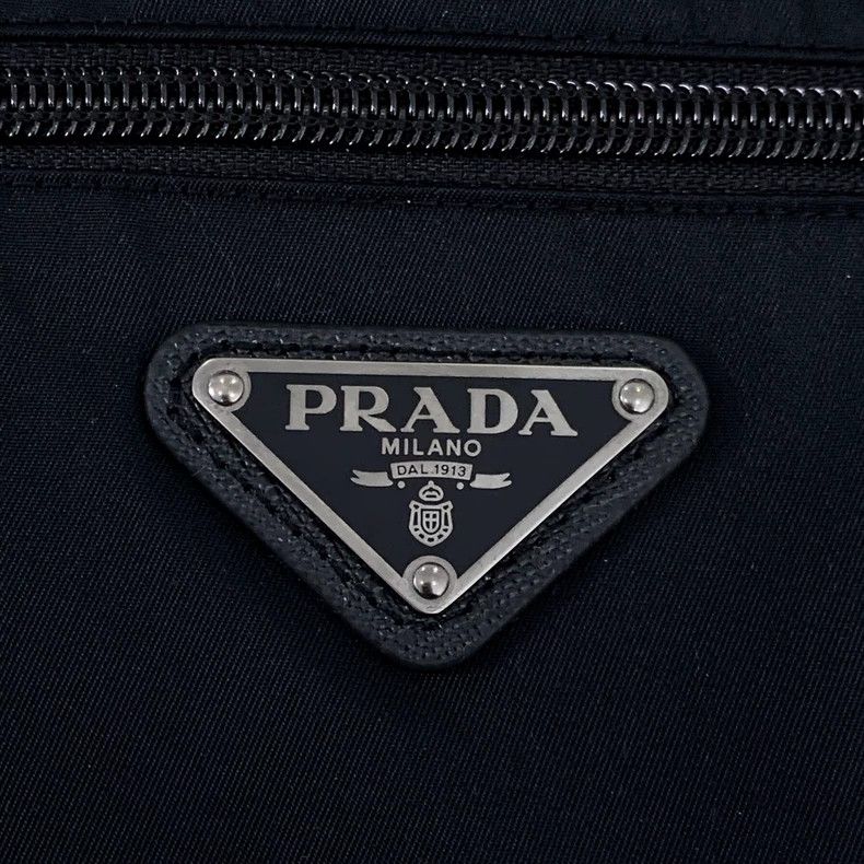 Prada Prada Black triangle drawstring belt strap dress 2501-Nexta Size XS / US 0-2 / IT 36-38 - 6 Thumbnail