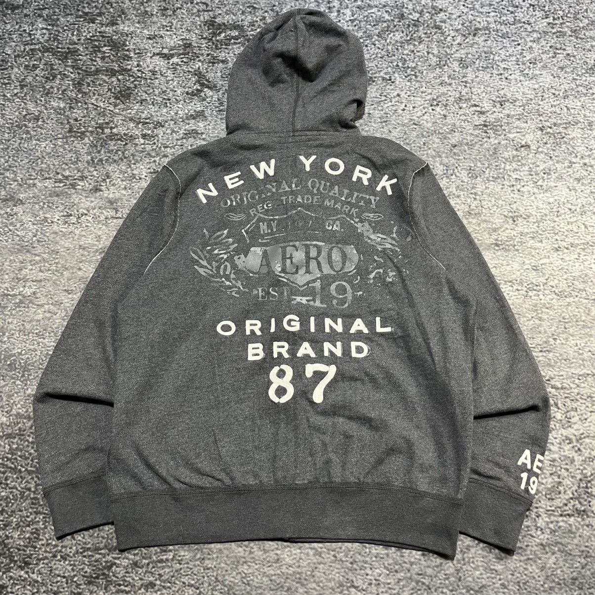 Aeropostale Vintage Y2K/2000s Aeropostale Skater Grunge Zip Up Hoodie XL Size US XL / EU 56 / 4 - 8 Thumbnail