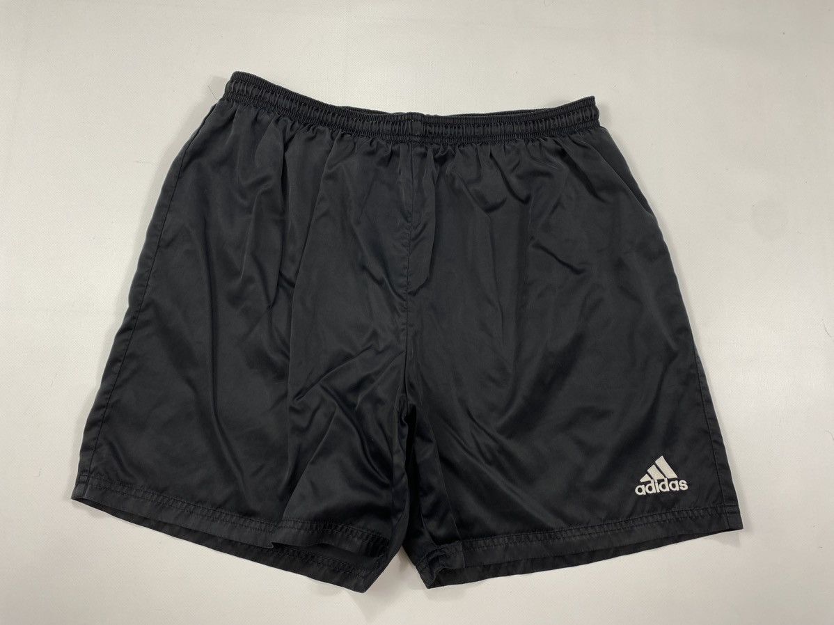 Adidas 🔥LASTDROP🔥 #2 Vintage Adidas Graphite Black Nylon Shorts Size US 36 / EU 52 - 5 Thumbnail