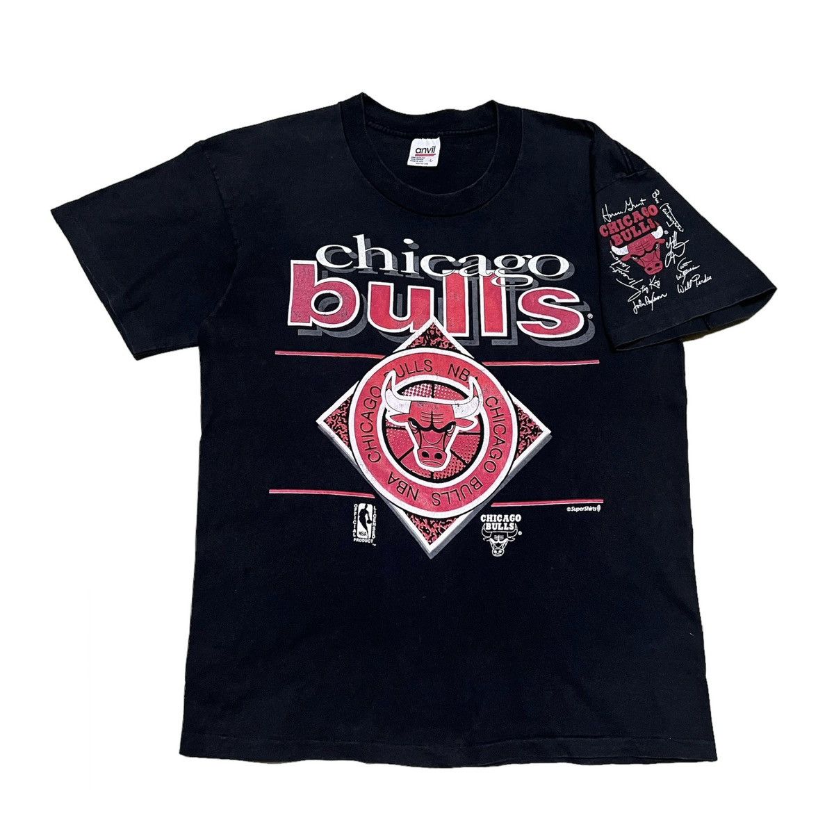Vintage Chicago Bulls NBA Big Logo T Shirt