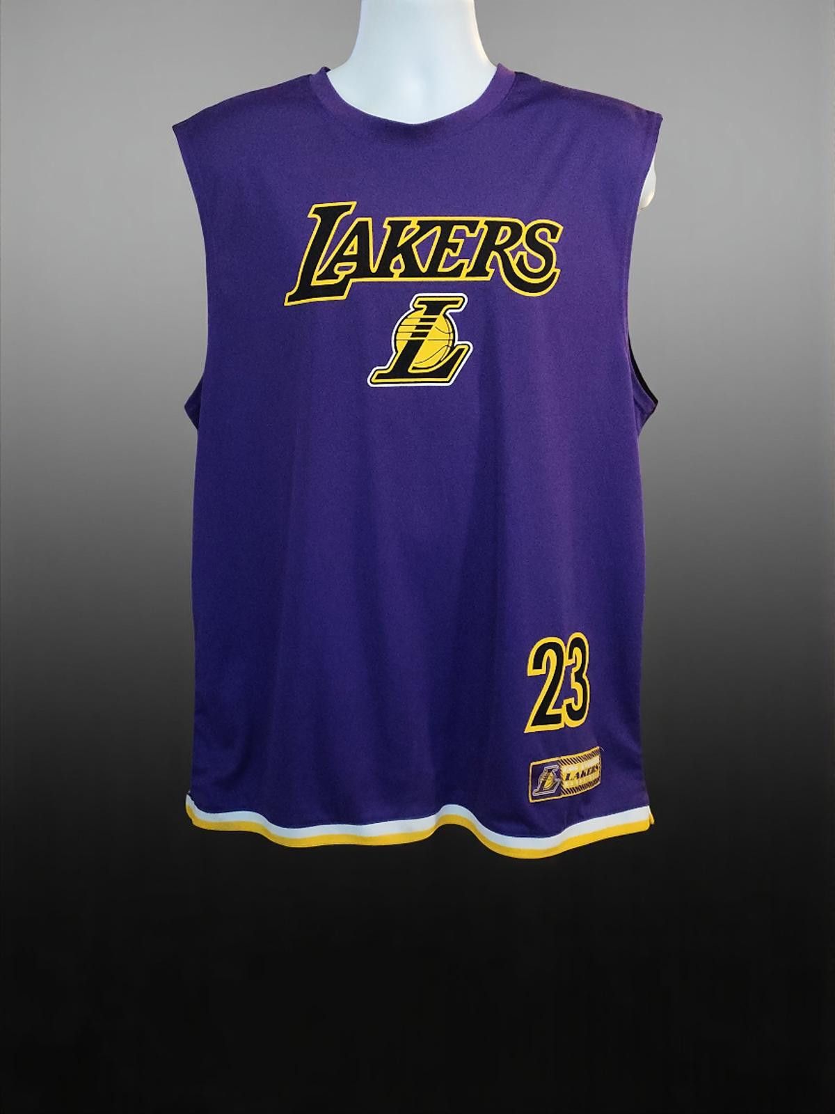 Great Lakes Recreation Official Los Angeles Lakers #23 Basketball Jersey Purple Size ONE SIZE - 2 Thumbnail