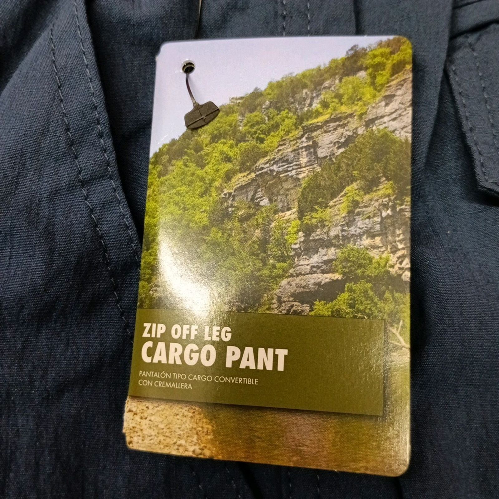 Other Ozark Trail Zip Off Convert Cargo Pants Mens Size 36x30 Blue Size US 36 / EU 52 - 2 Thumbnail