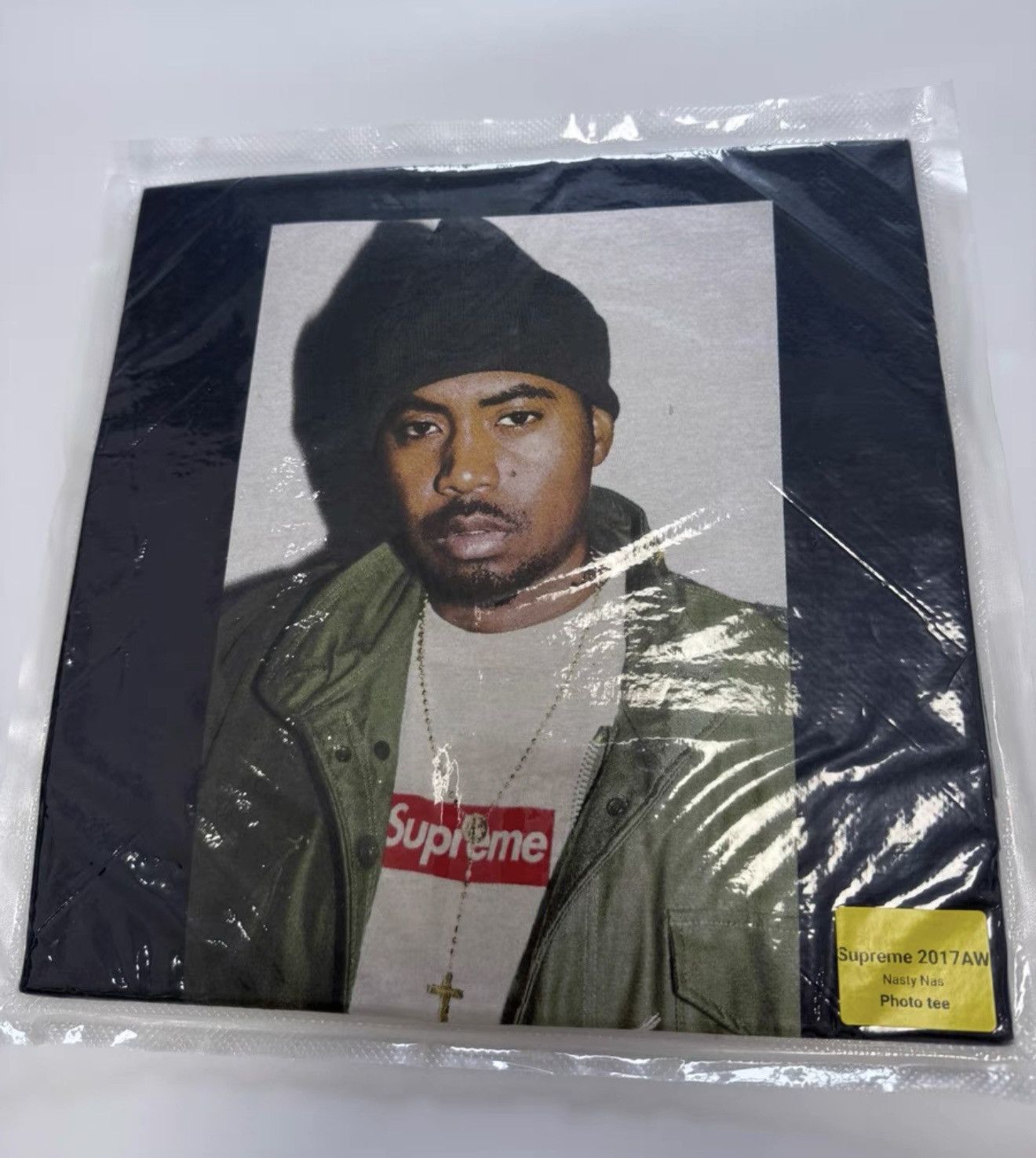 Supreme Supreme nas photo tee T-shirt black Size US M / EU 48-50 / 2 - 1 Thumbnail