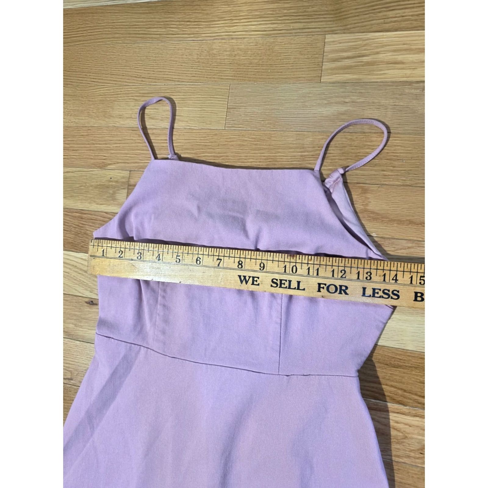 Forever 21 Forever 21 Mini Dress Women's M Mauve Pink Sleeveless Back Tie Cut Out Square Neck Casual Party/Cocktail Summer Spring Womens Mens Girls Size M / US 6-8 / IT 42-44 - 8 Thumbnail
