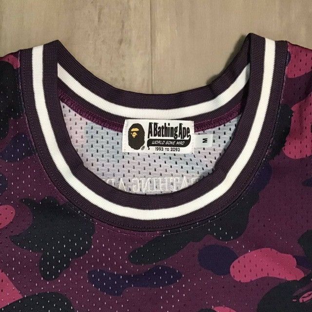 Bape BAPE Purple camo basketball tank top a bathing ape Size US M / EU 48-50 / 2 - 5 Thumbnail