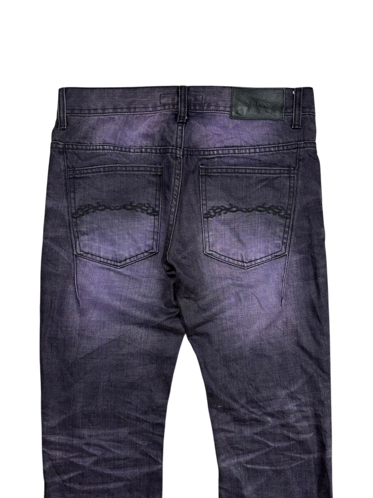 KMRii Archive Midas - Dark Purple Denim Pants Size US 29 - 5 Thumbnail