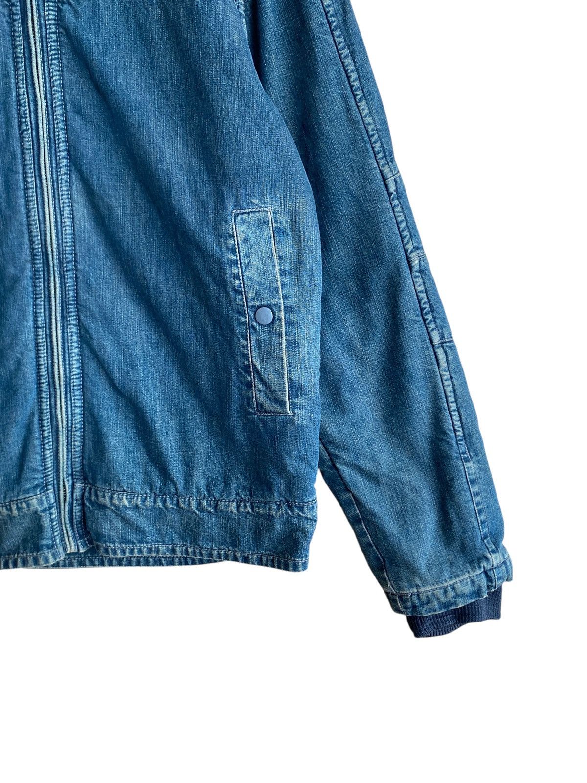 Johnbull Rare Vintage Japanese Brand Johnbull Fur Denim Jacket 1990s Size US L / EU 52-54 / 3 - 6 Thumbnail