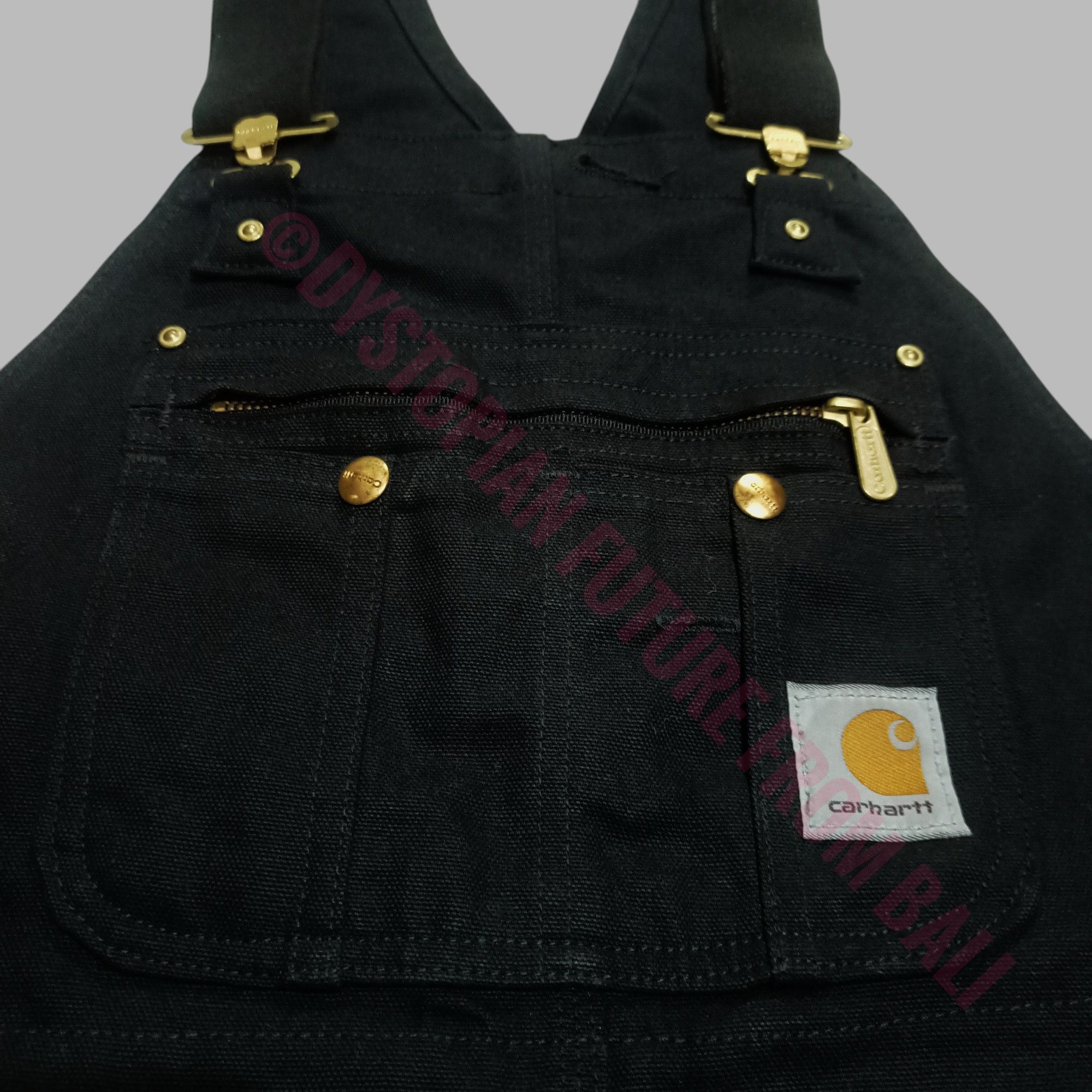 Carhartt Carhartt Duck Zip-to-Thigh Bib Overall/Quilt Lined Size US 37 - 5 Thumbnail