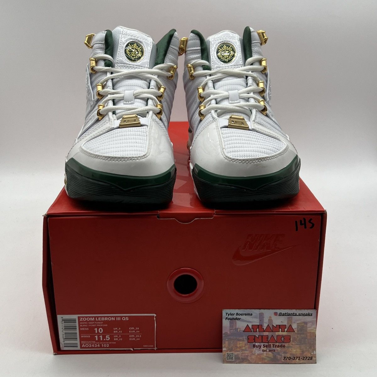 Nike Zoom Lebron 3 SVSM home Size US 10 / EU 43 - 2 Thumbnail