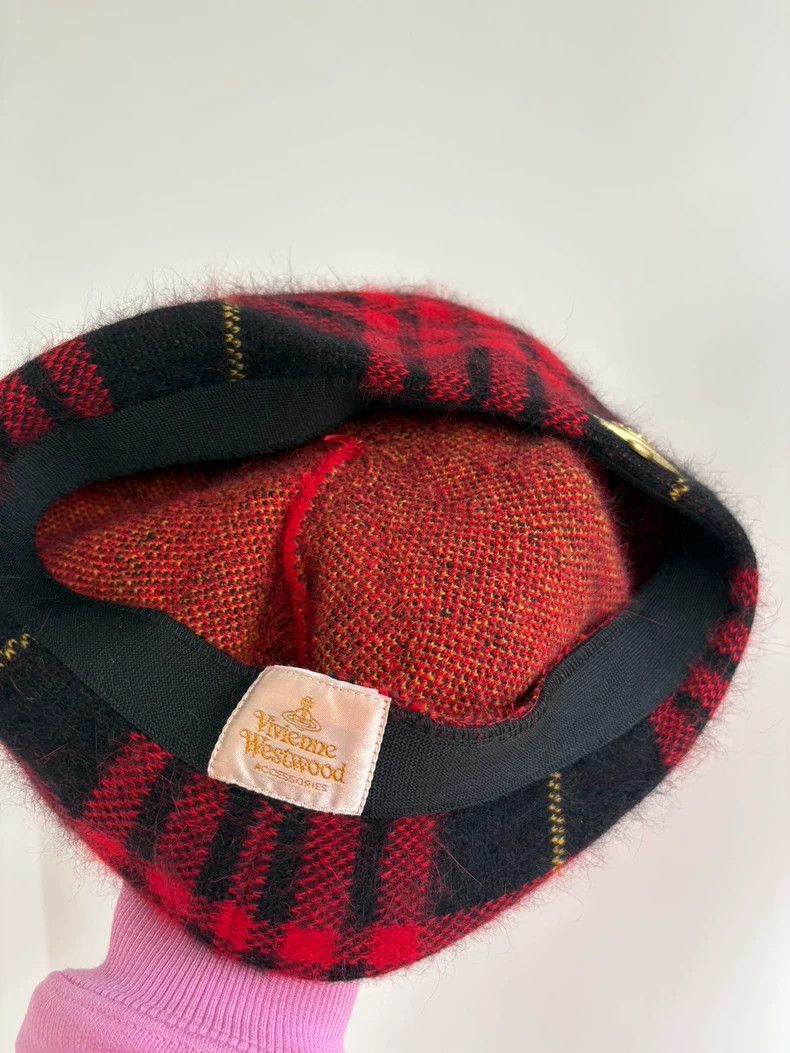 Vivienne Westwood Vivienne Westwood Old red and black checkered old berets Size ONE SIZE - 5 Thumbnail