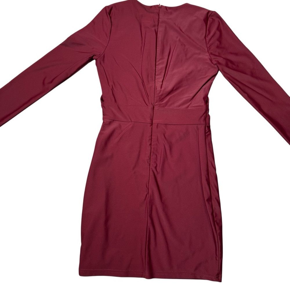 Other By The Way. Cut Out Long Sleeve Wine Mini Dress Size S Size S / US 4 / IT 40 - 5 Thumbnail