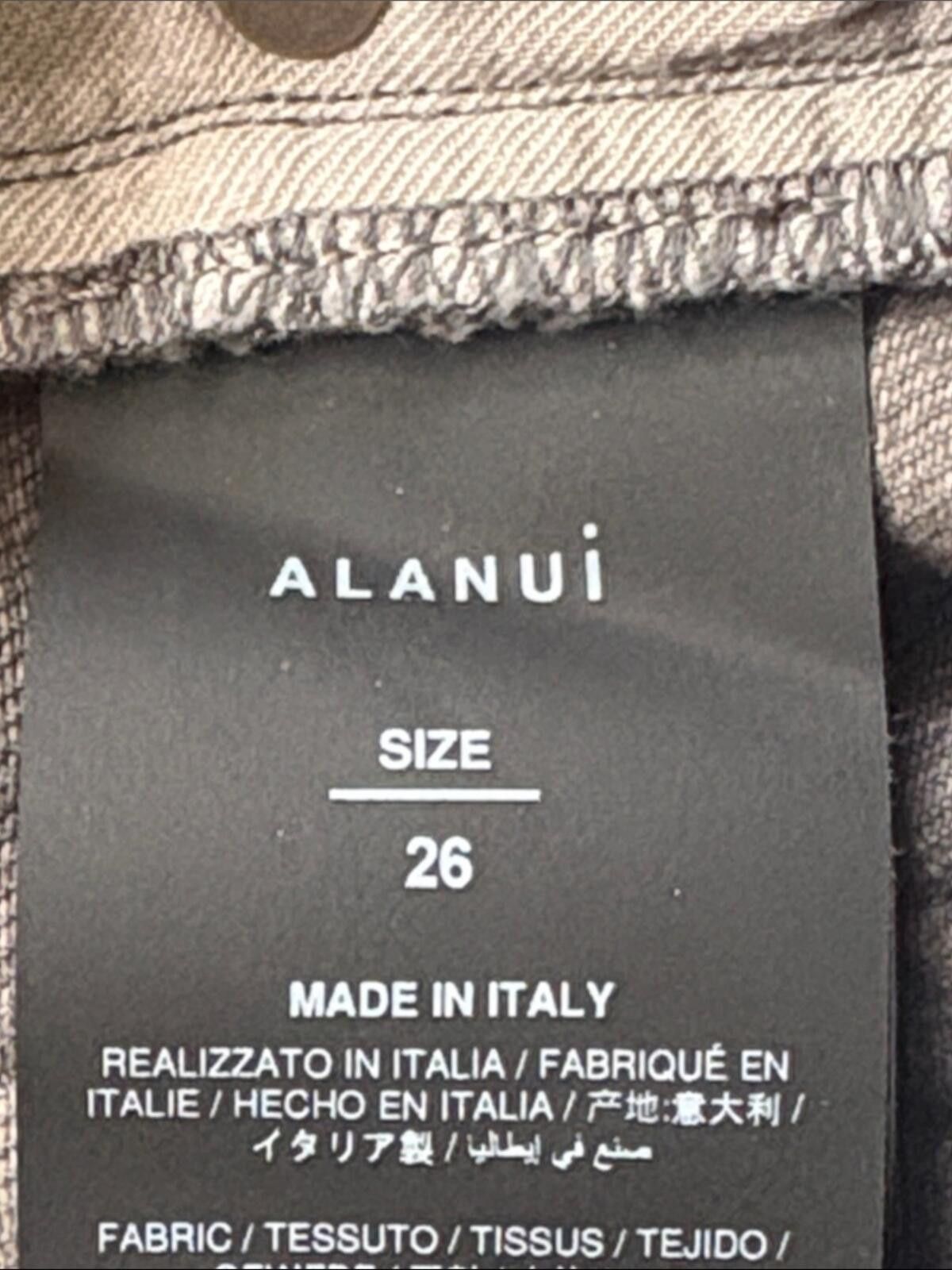 Alanui Alanui Made in Italy Free Horizons Jeans Grey Size 26 Size 26" / US 2 / IT 38 - 12 Thumbnail