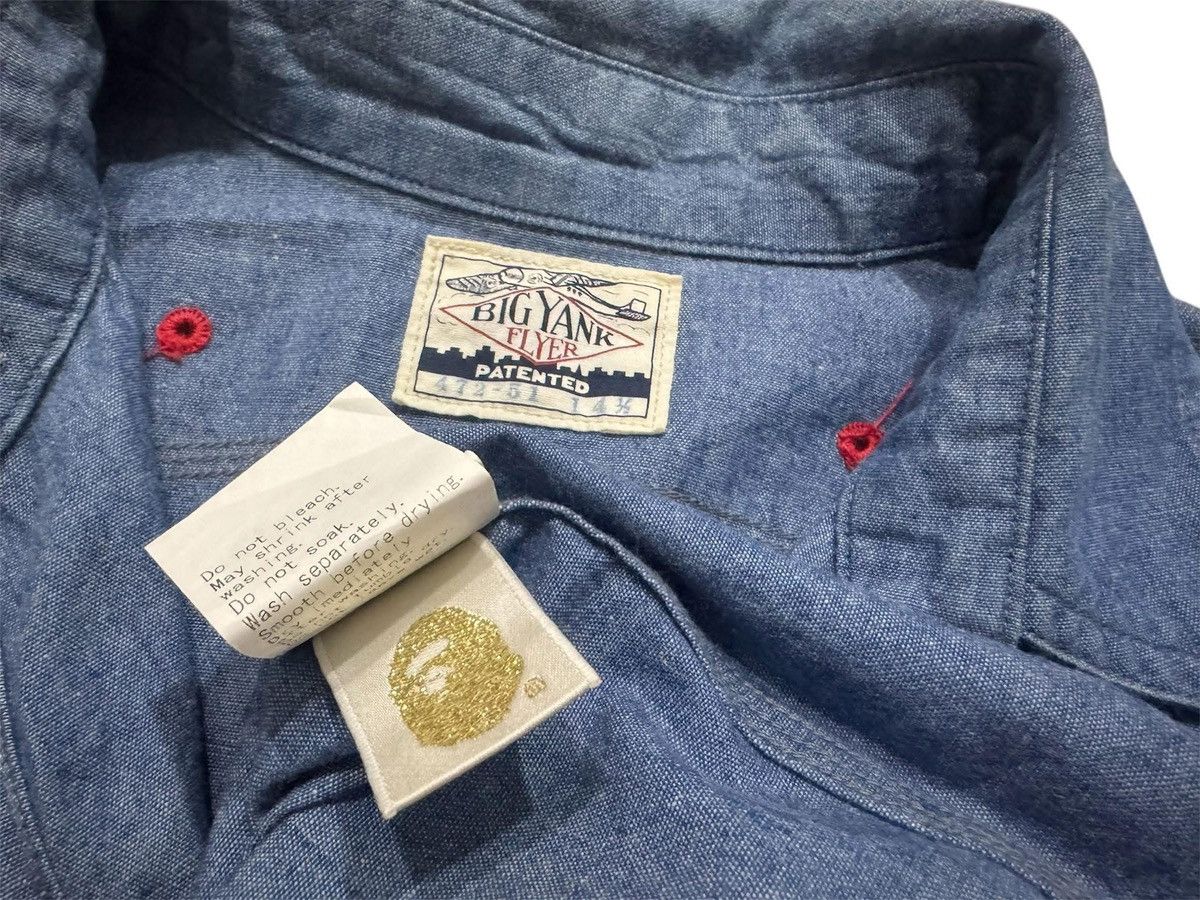 Bape A Bathing Ape x Big Yank Chambray Size US M / EU 48-50 / 2 - 4 Thumbnail