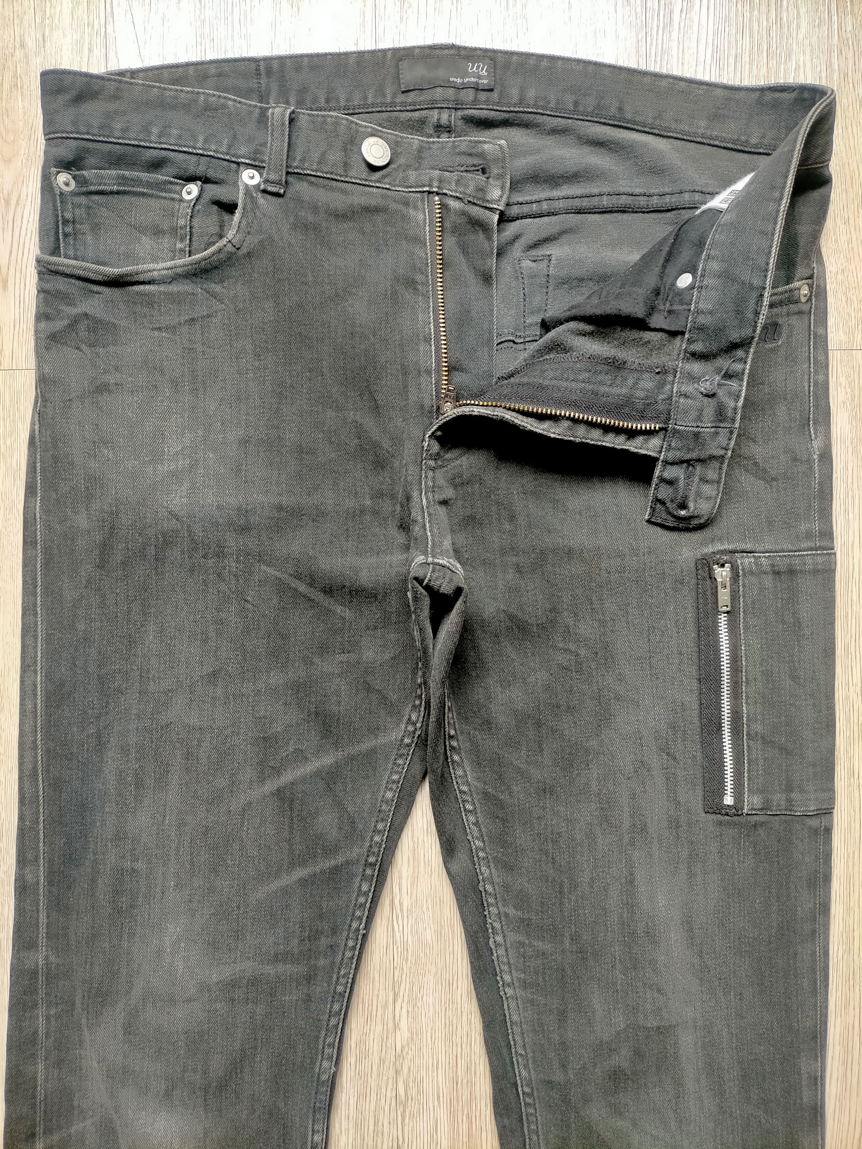 Undercover Undercover Uniqlo Black Skinny Jeans Size US 33 - 7 Thumbnail