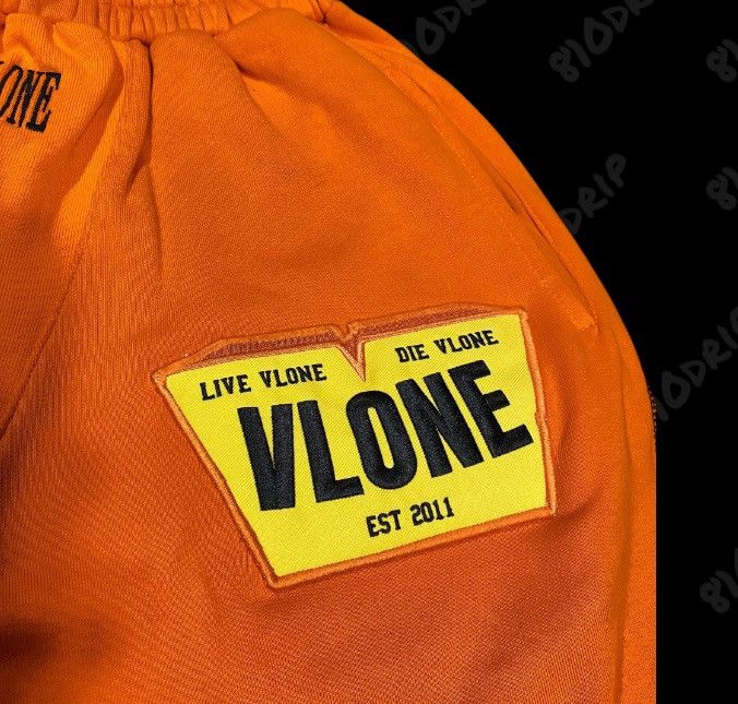 Vlone Vlone Caution Zip Sweatpants (L) Size US 34 / EU 50 - 6 Thumbnail