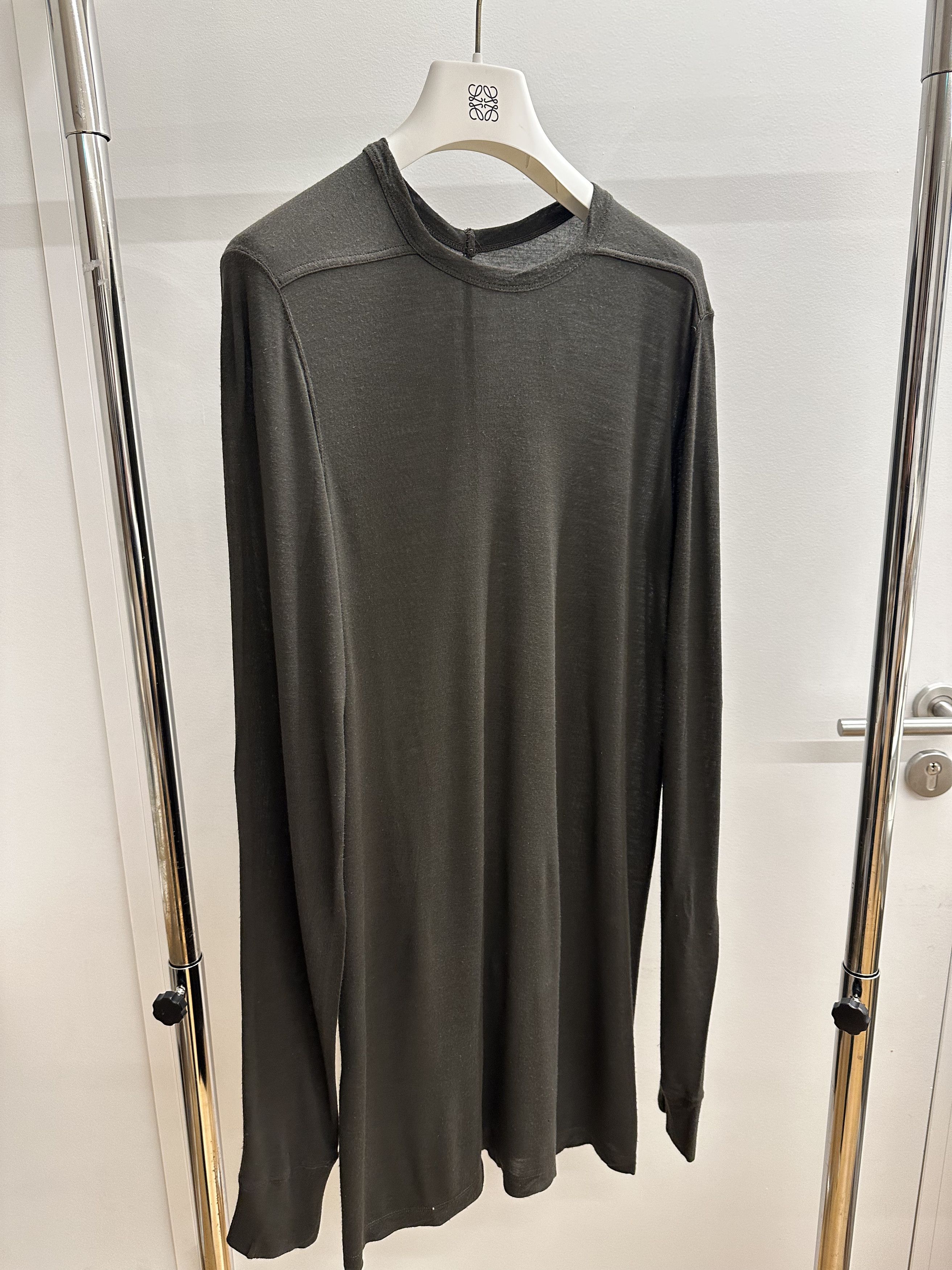 Rick Owens Super fine jersey long sleeve top Size US XS / EU 42 / 0 - 3 Thumbnail