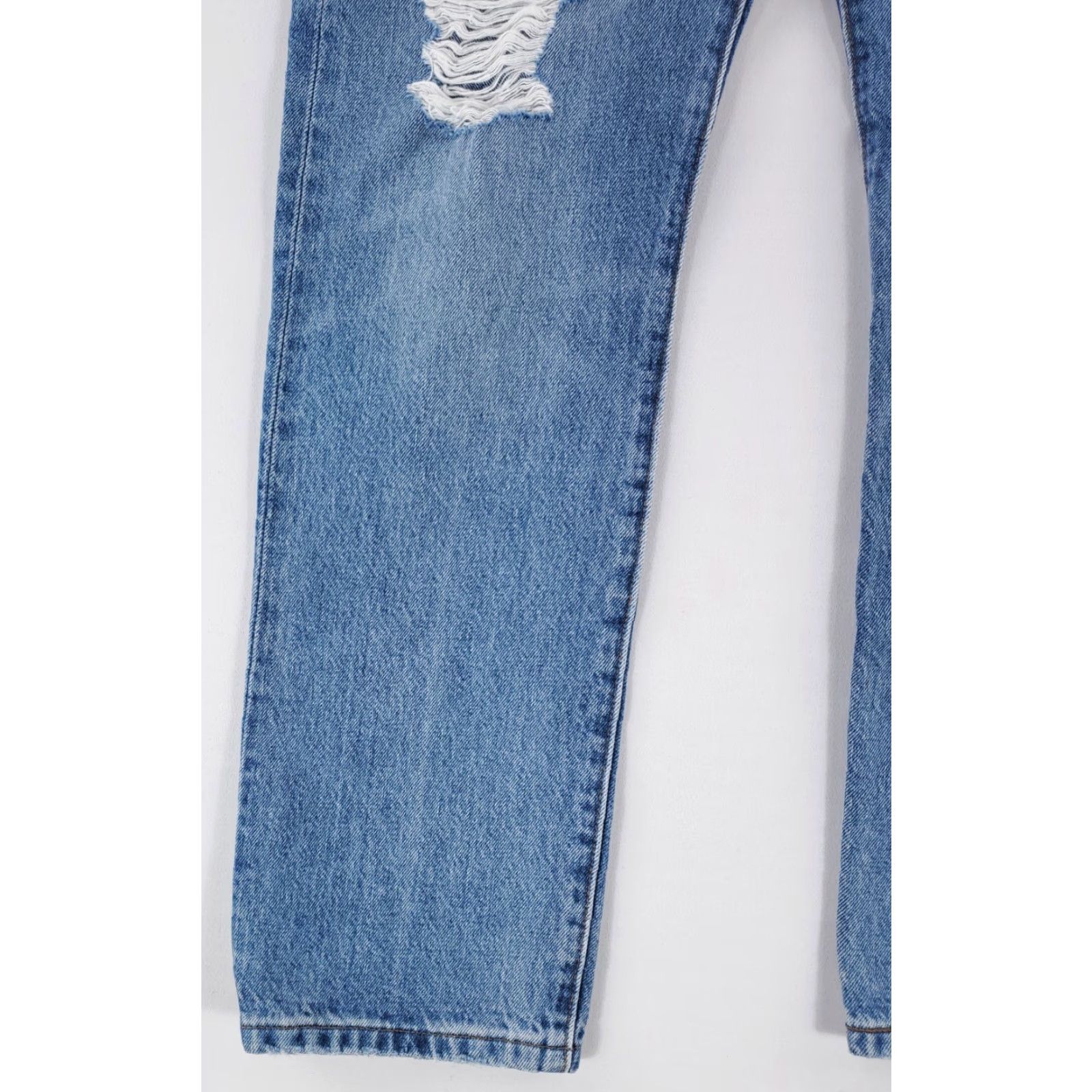 Levi's VINTAGE Levi's 501 150th Anniversary Distressed Redline Selvage Blue Jeans Mens 32 x 30 Size US 32 / EU 48 - 2 Thumbnail