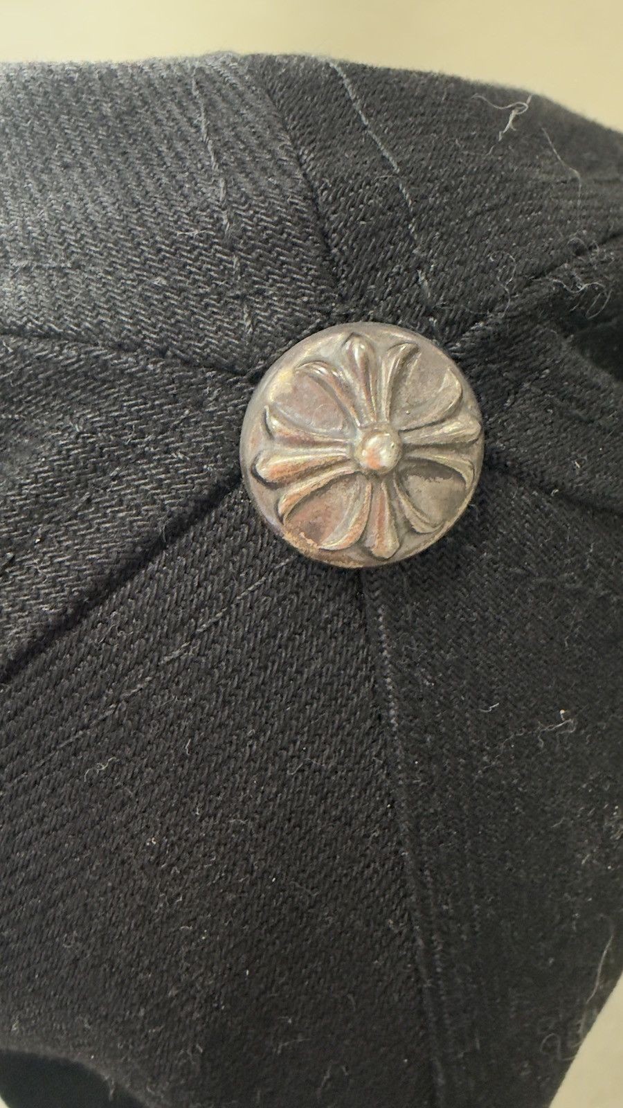 Chrome Hearts RARE!!Chrome Hearts Dagger Denim Baseball Hat Size ONE SIZE - 2 Thumbnail