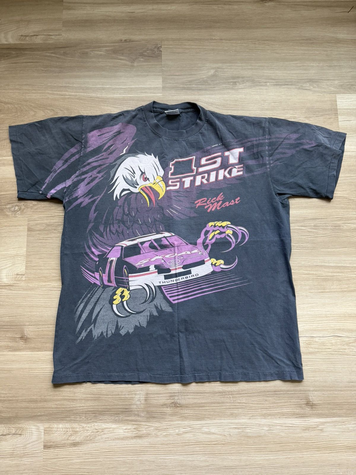 NASCAR Vintage Rick Mast NASCAR AOP Size US XL / EU 56 / 4 - 1 Thumbnail