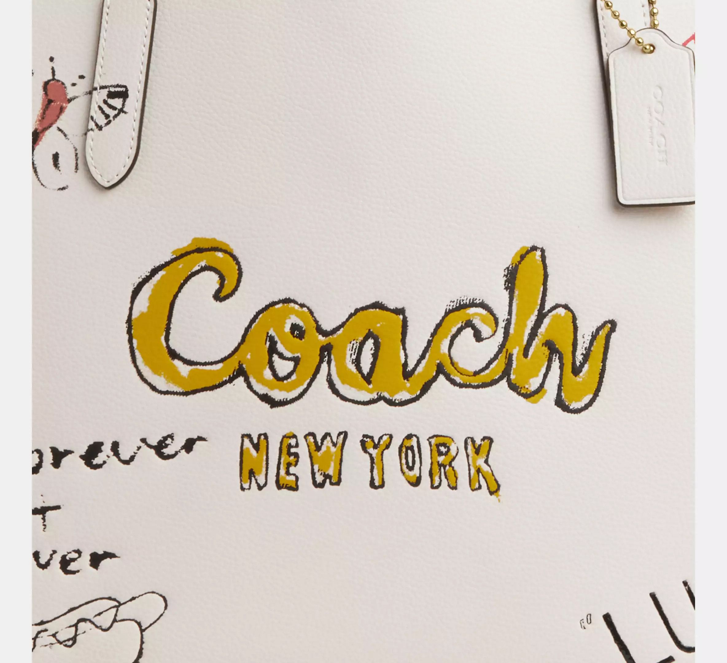 Coach NWT Coach City Tote Bag With Sketch Print CAK18 Size ONE SIZE - 12 Thumbnail