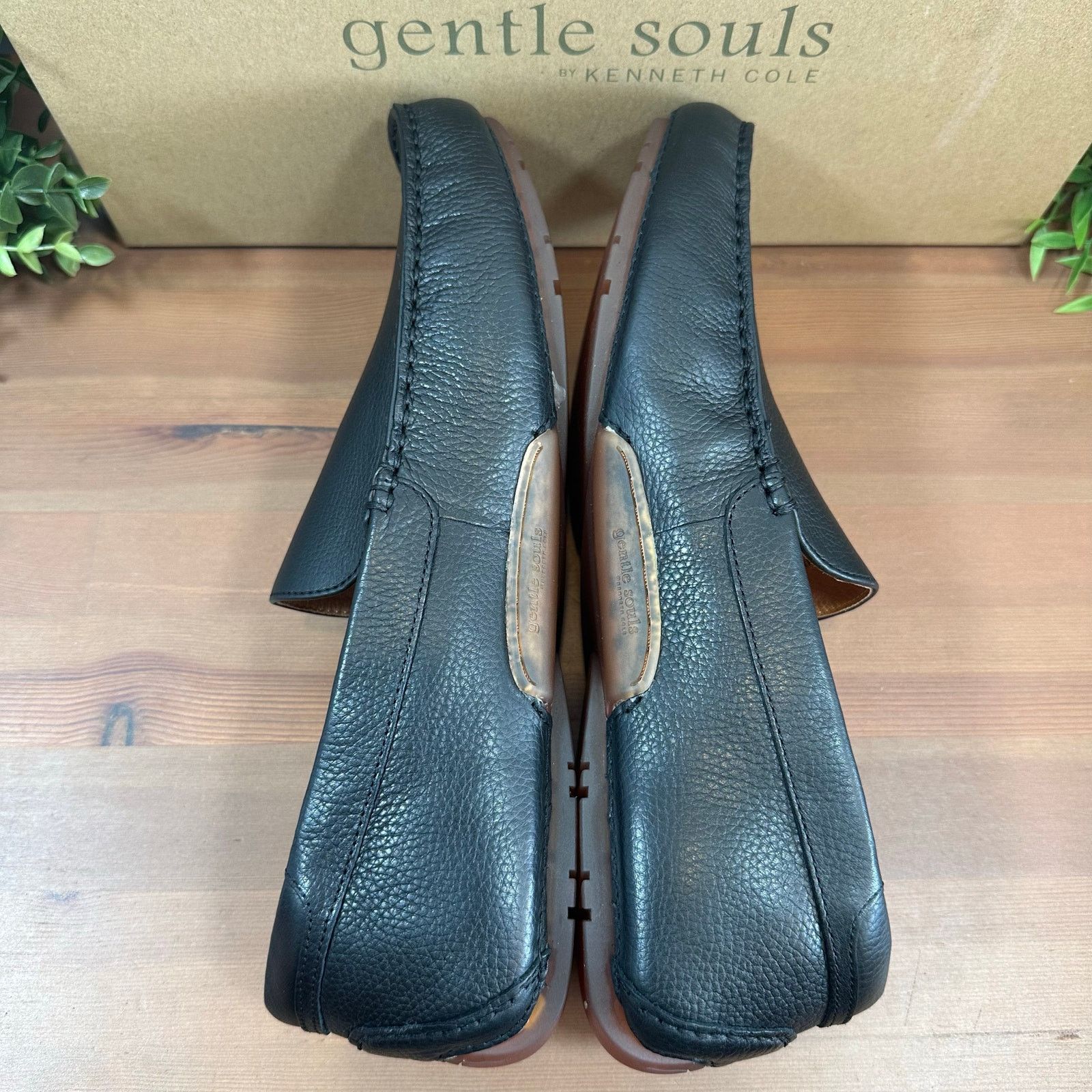 Gentle Souls Gentle Souls by Kenneth Cole Nyle Black Driver Loafers Size US 9.5 / EU 42-43 - 6 Thumbnail