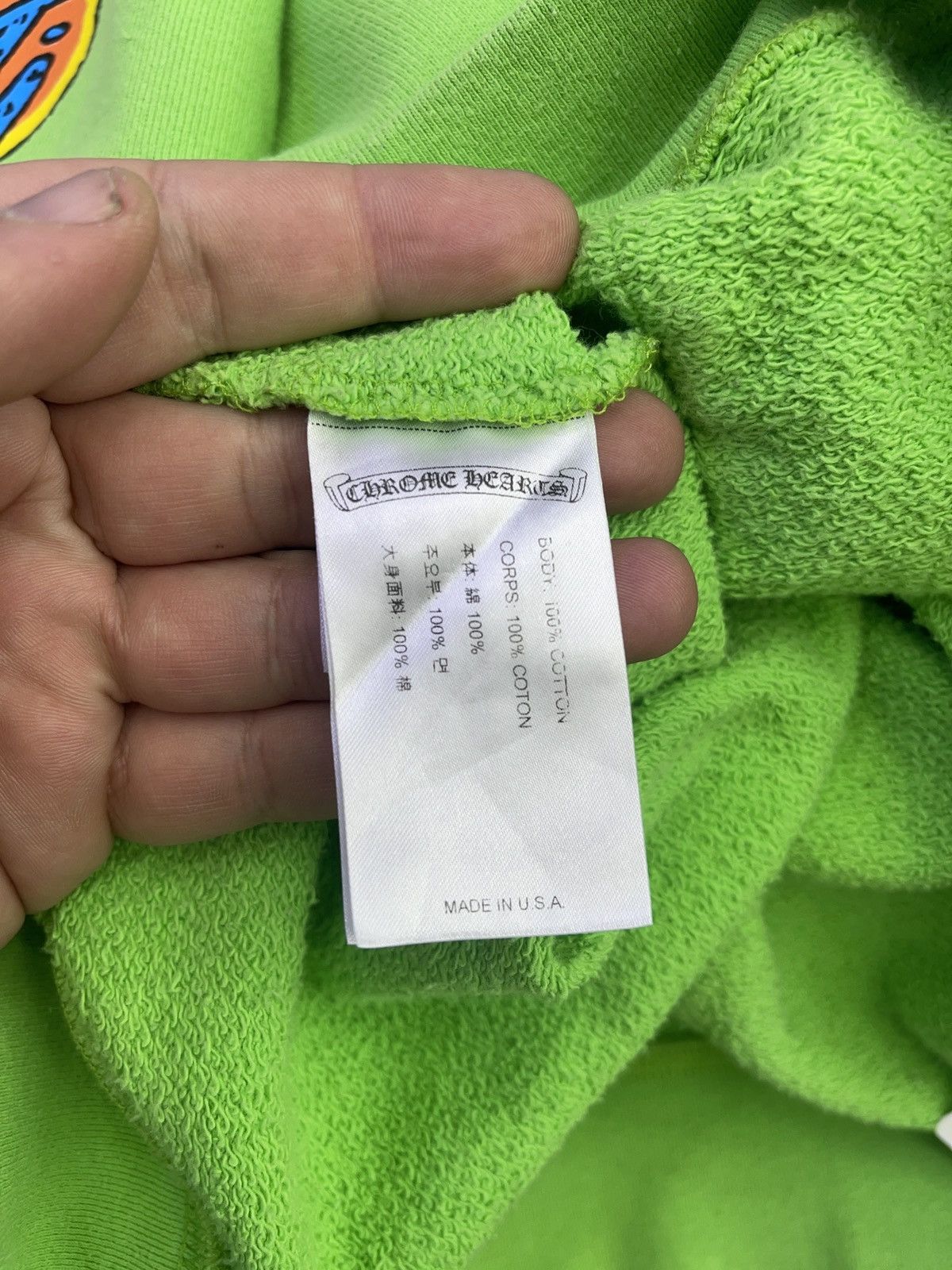 Chrome Hearts Chrome hearts sex records green hoodie Size US L / EU 52-54 / 3 - 4 Thumbnail