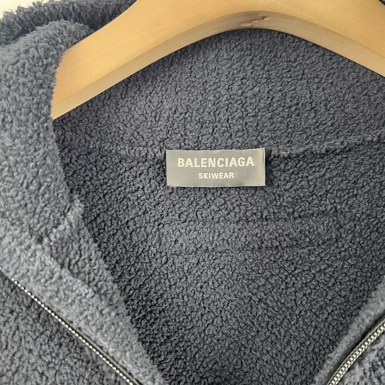 Balenciaga Balenciaga Ski Series Fleece Stand Collar Zip Top K12 Size US XS / EU 42 / 0 - 7 Thumbnail