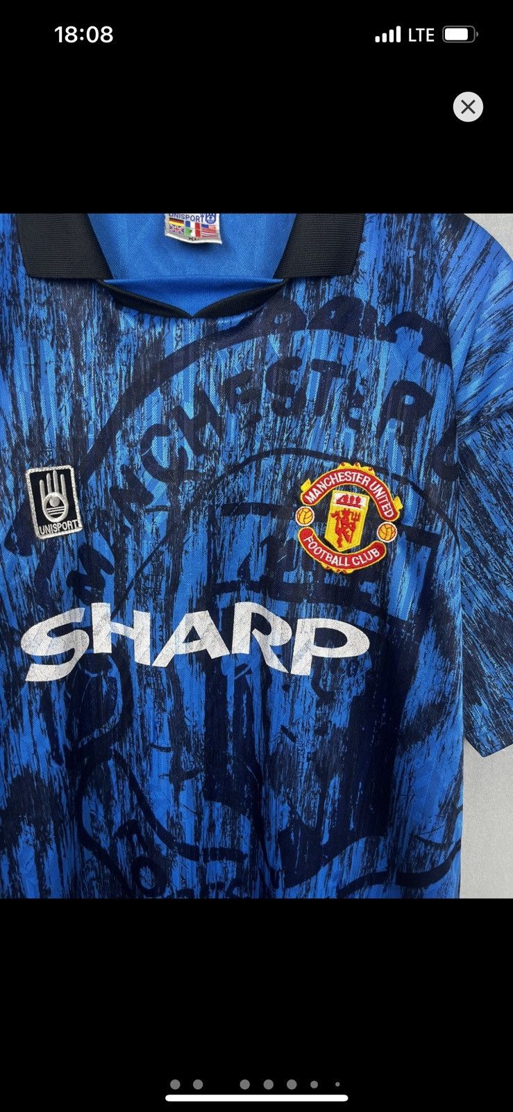 Vintage Vintage Bootleg Unisport Manchester United Jersey Size US XL / EU 56 / 4 - 3 Thumbnail