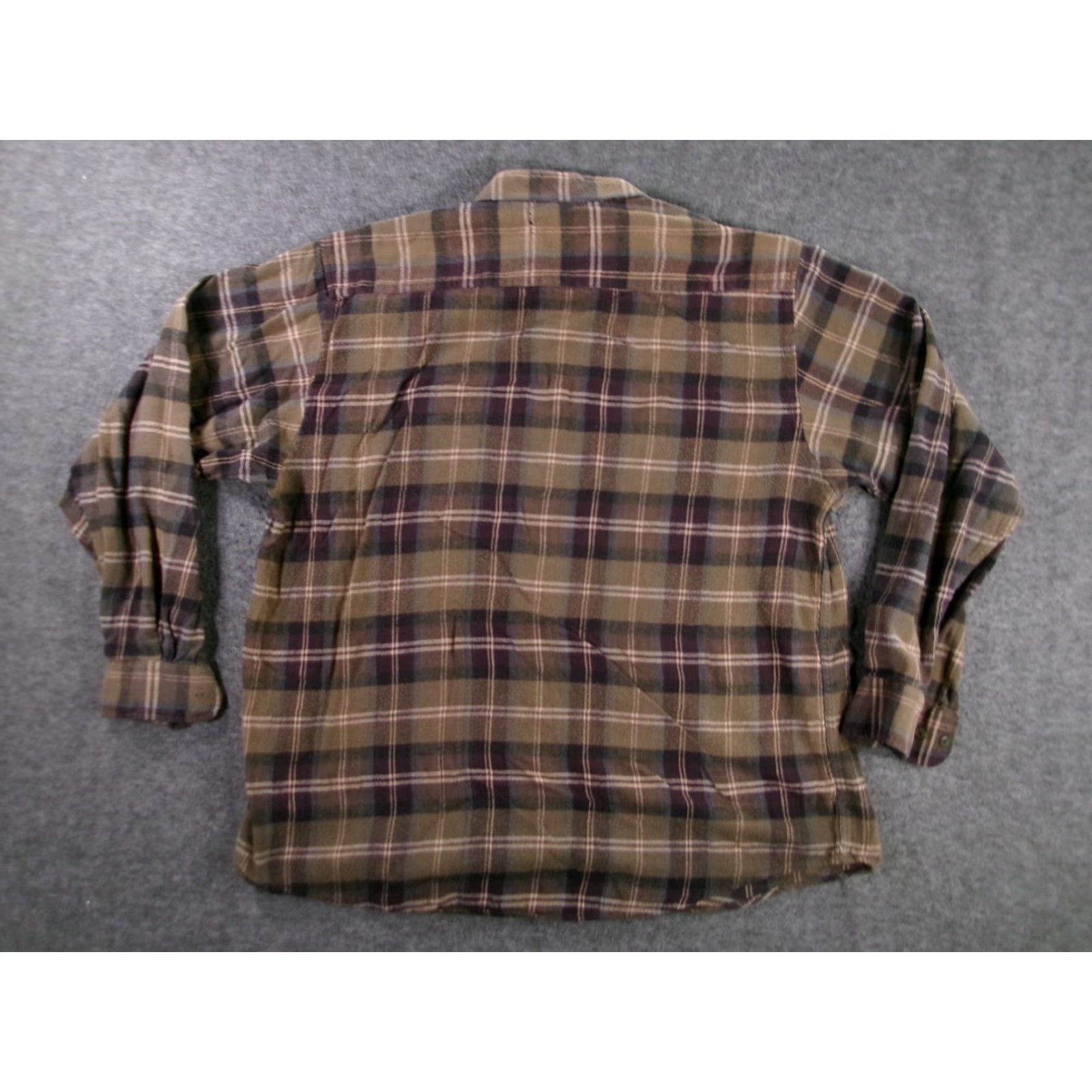 Vintage VINTAGE Copper & Oak Shirt Men 2XL Brown Plaid Flannel Button-Up Outdoor Workwear Classic Lumberjack Size US XXL / EU 58 / 5 - 7 Thumbnail