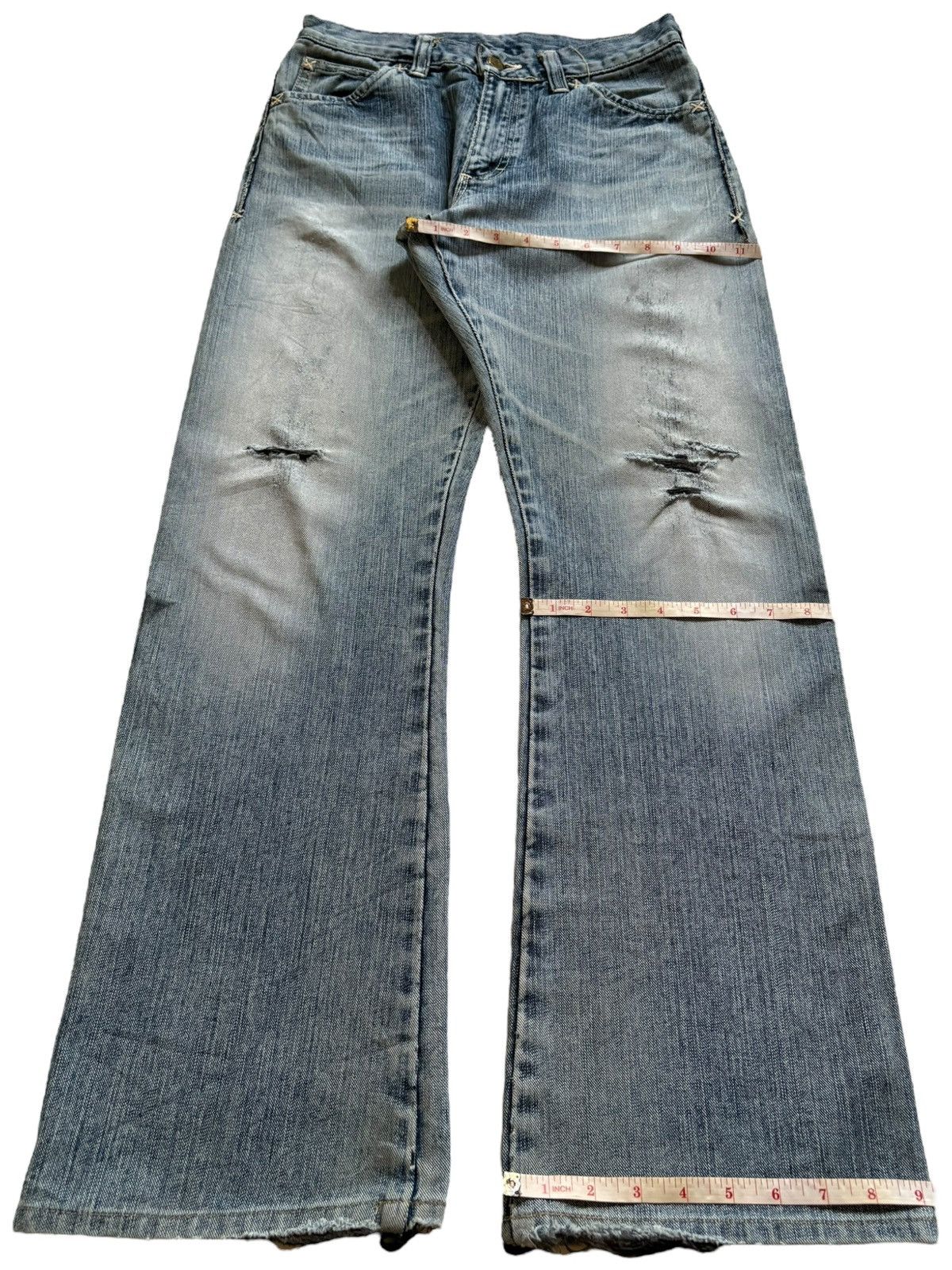 Japanese Brand × Lee Vintage Japanese Lee Faded Wash Bootcut Flare Jeans Size US 28 / EU 44 - 14 Thumbnail