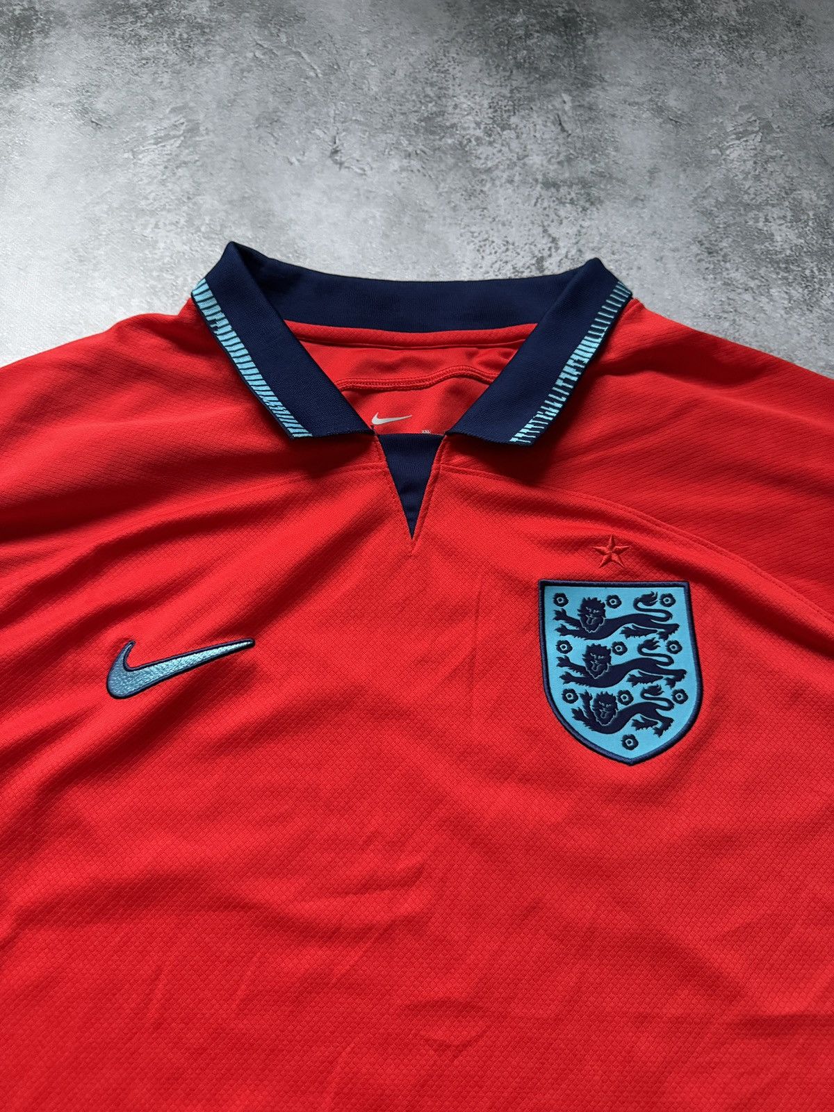 Nike × Vintage Nike Authentic England National Team 2022 Red Soccer Jersey Size US XXL / EU 58 / 5 - 5 Thumbnail