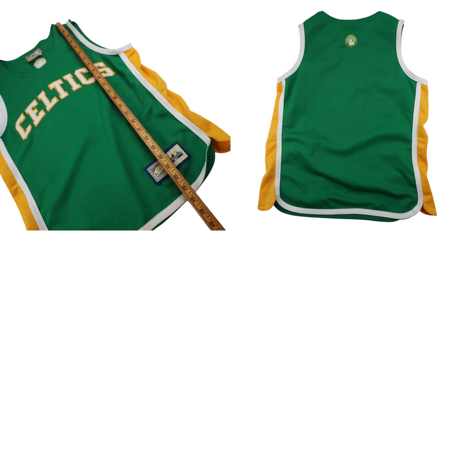 Vintage VINTAGE Majestic Hardwood Classics Boston Celtics Jersey Tank Mens Medium Green Celtics Men's Tank Max 9/10 Size US M / EU 48-50 / 2 - 8 Thumbnail