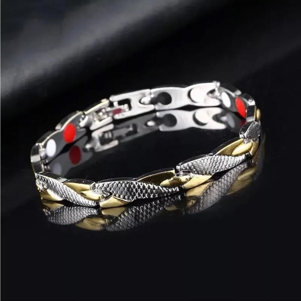 Designer Health Bracelet Arthritis Bio Therapy Chronic Pain Relief Size ONE SIZE - 6 Thumbnail