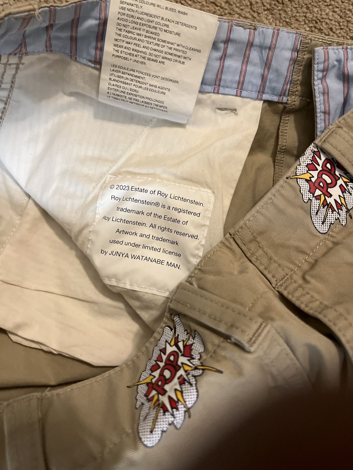 Junya Watanabe Junya Watanabe Pop Printed Pants Size US 33 - 4 Thumbnail