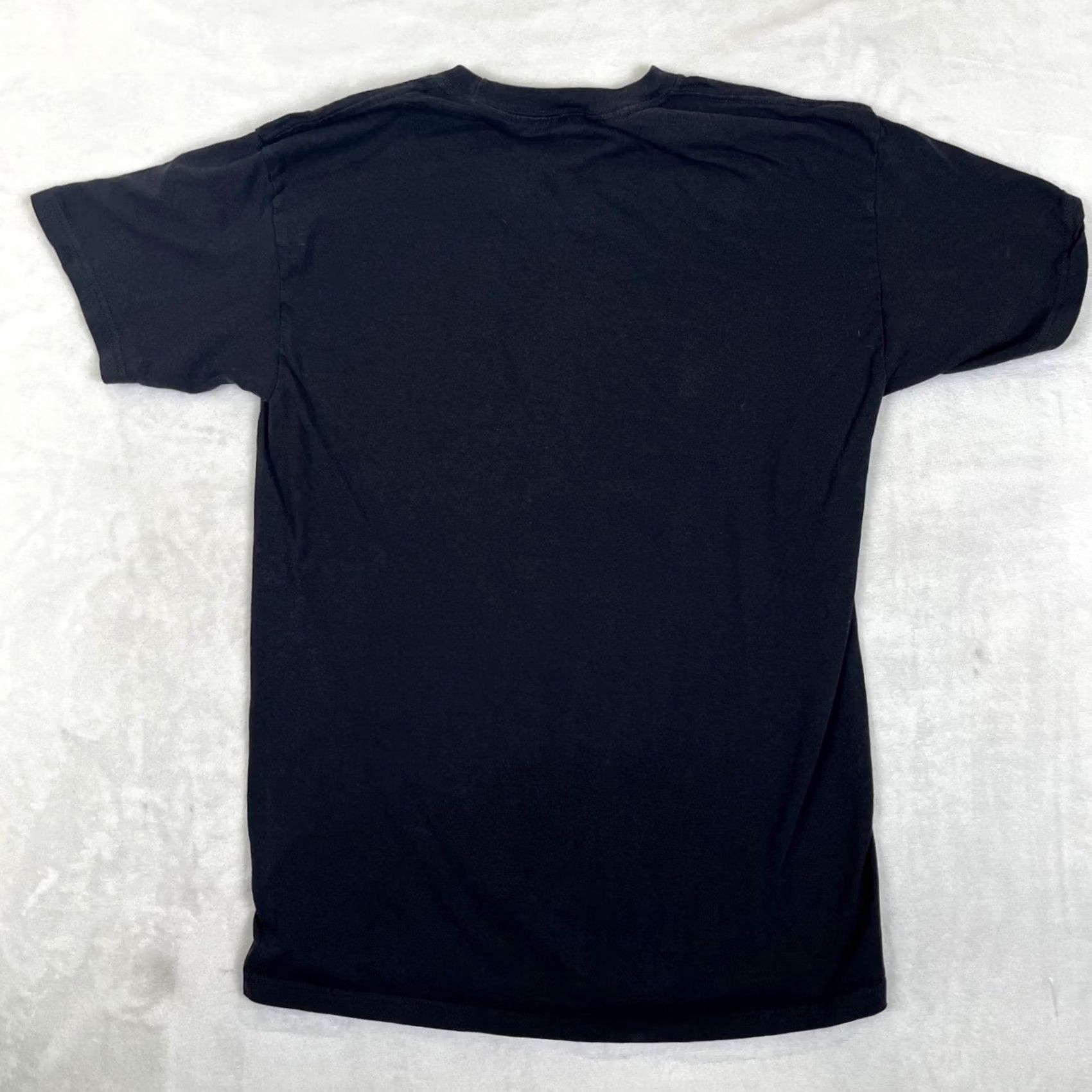Vintage Led Zeppelin T-Shirt Mens M Black Graphic Print Crew Neck Short Sleeve Retro 1977 Tour USA Band Rock Music Vintage No N/A Size US M / EU 48-50 / 2 - 6 Thumbnail