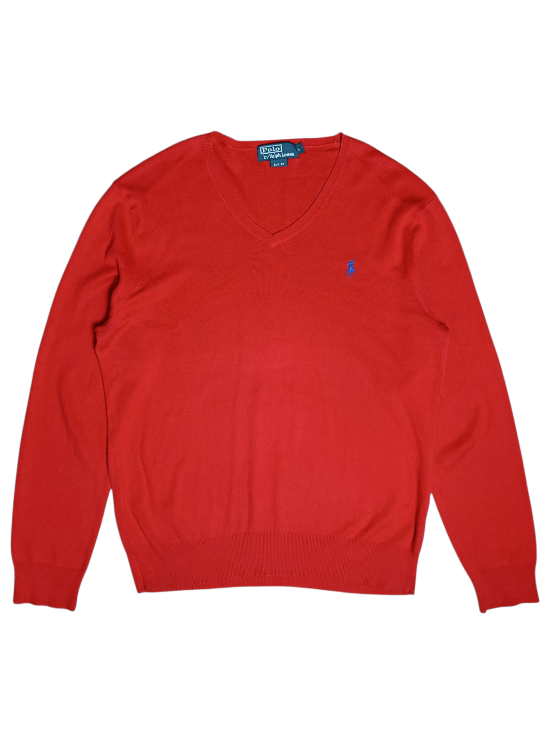 Polo Ralph Lauren Polo Ralph Lauren V-neck Sweater Size US L / EU 52-54 / 3 - 1 Thumbnail