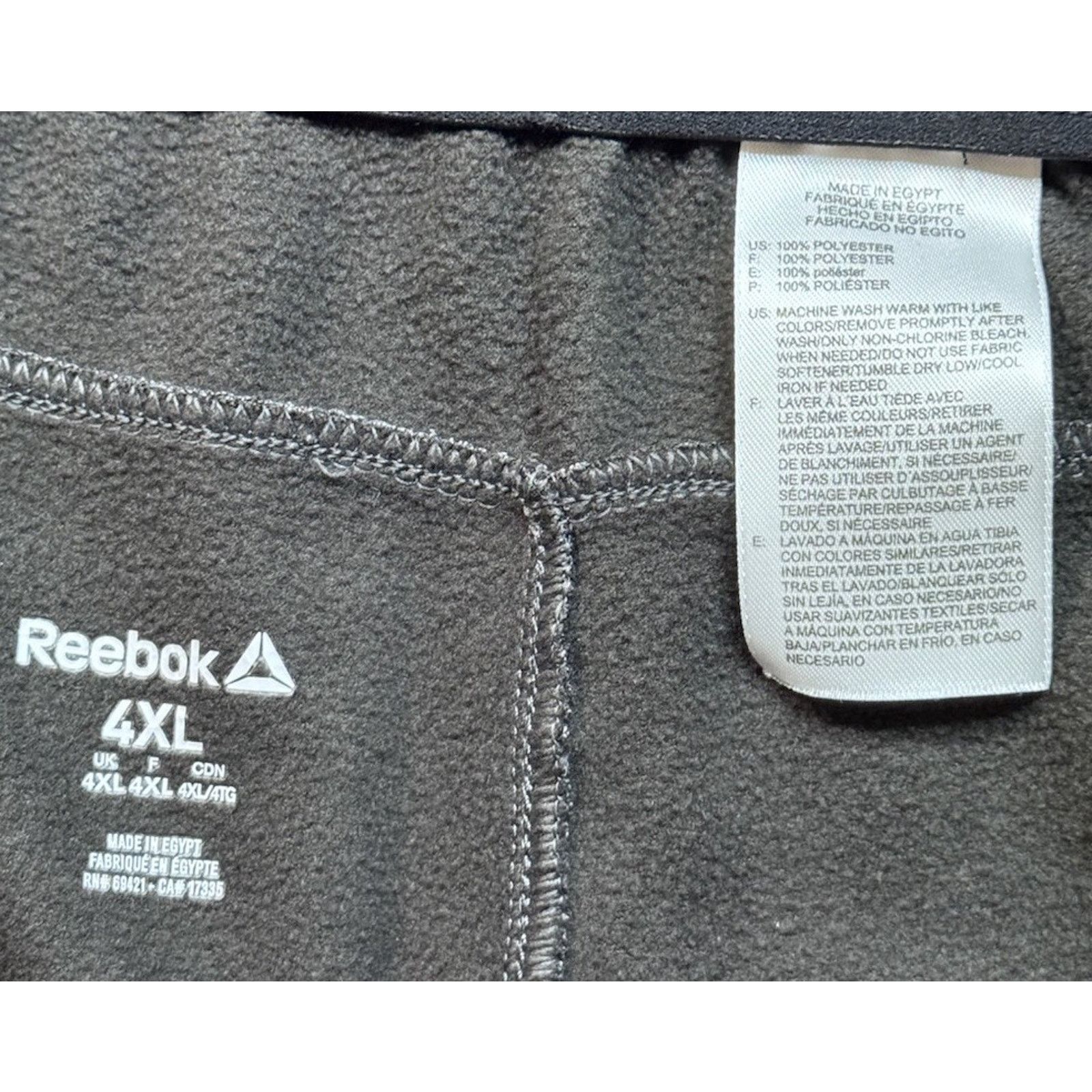 Reebok Y2k Baggy Mens Sweatpants 4XL 24 Inch Inseam Reebok Wide Leg Size US 44 / EU 60 - 4 Thumbnail
