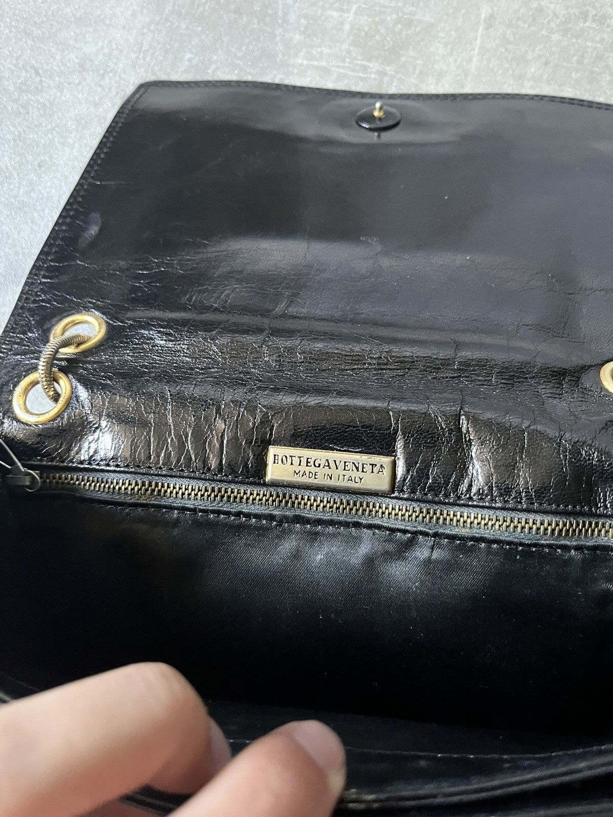 Bottega Veneta Bottega Veneta black shoulder/hand bag black leather Size ONE SIZE - 8 Thumbnail